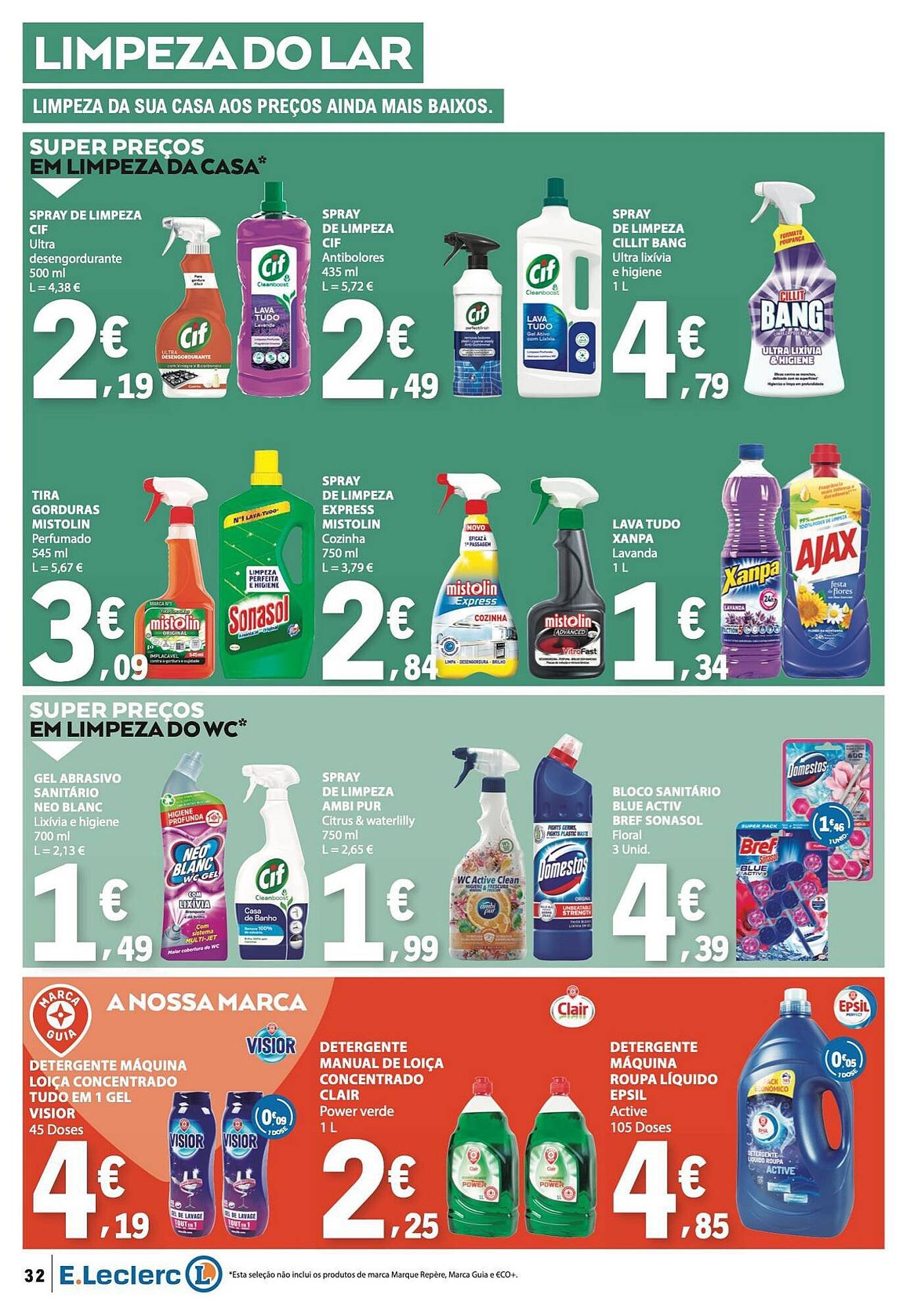 Folheto E.Leclerc (2026-03-19 - 2026-03-25) | 32