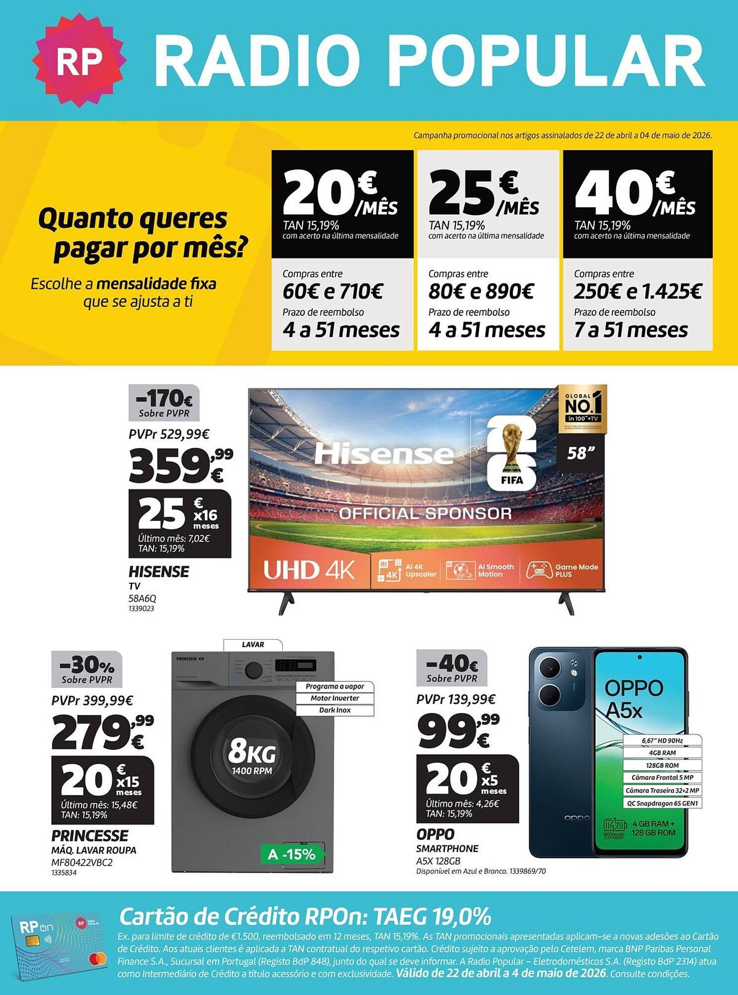 Folheto Radio Popular (2026-04-22 - 2026-05-04) | 1