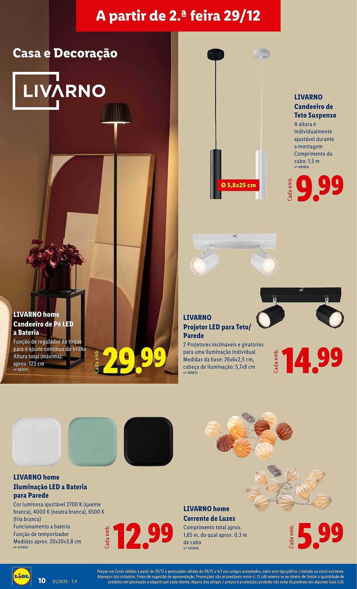 Folheto Lidl (2025-12-29 - 2026-01-04) | 10