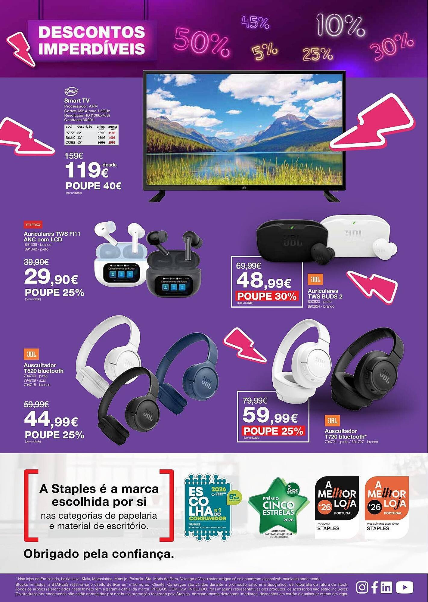 Folheto Staples (2026-03-09 - 2026-03-31) | 16