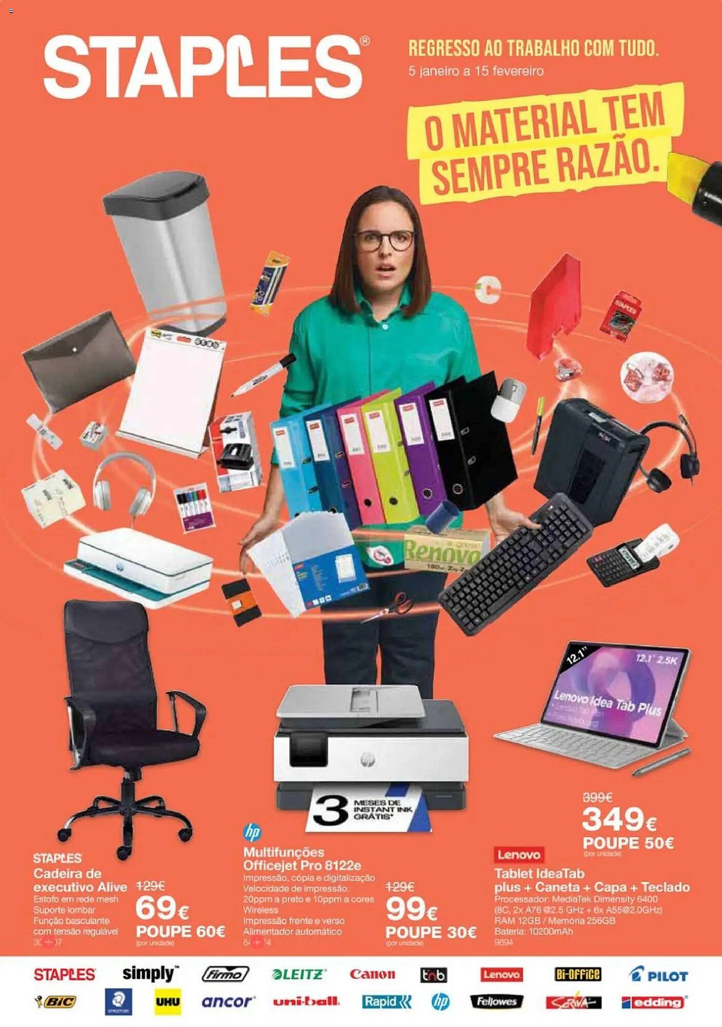 Folheto Staples (2026-01-05 - 2026-02-16) | 1