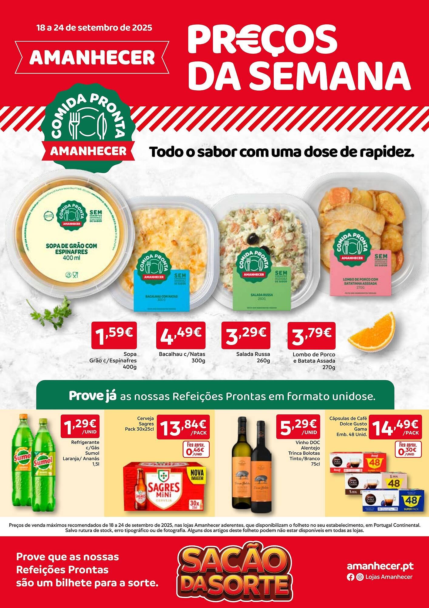 Folheto Amanhecer (2025-09-18 - 2025-09-24) | 1