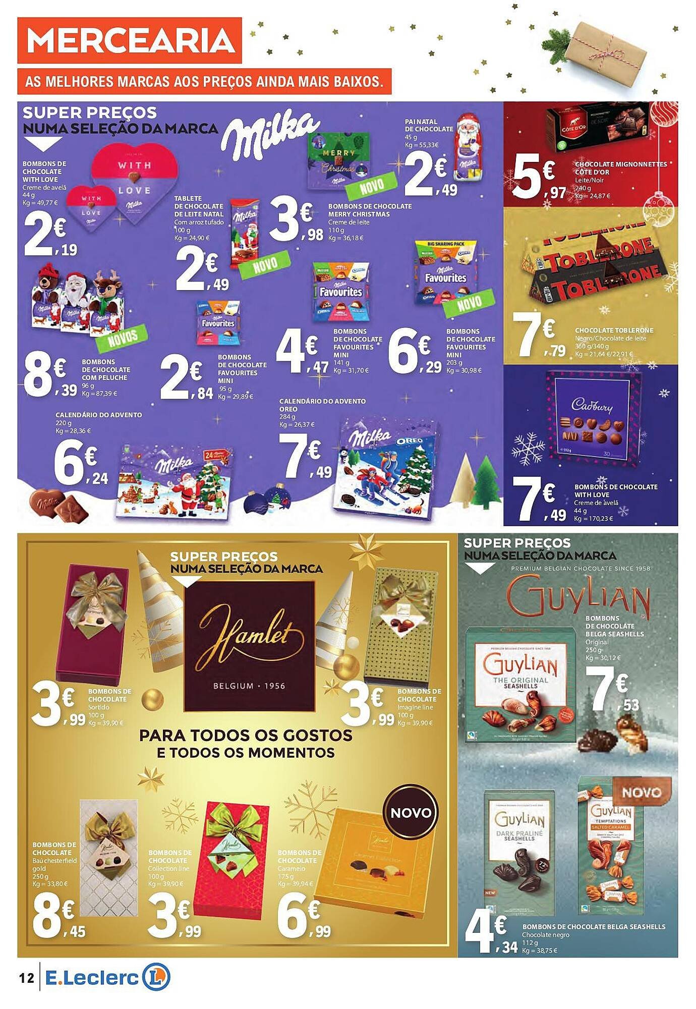Folheto E.Leclerc (2025-12-18 - 2025-12-24) | 12