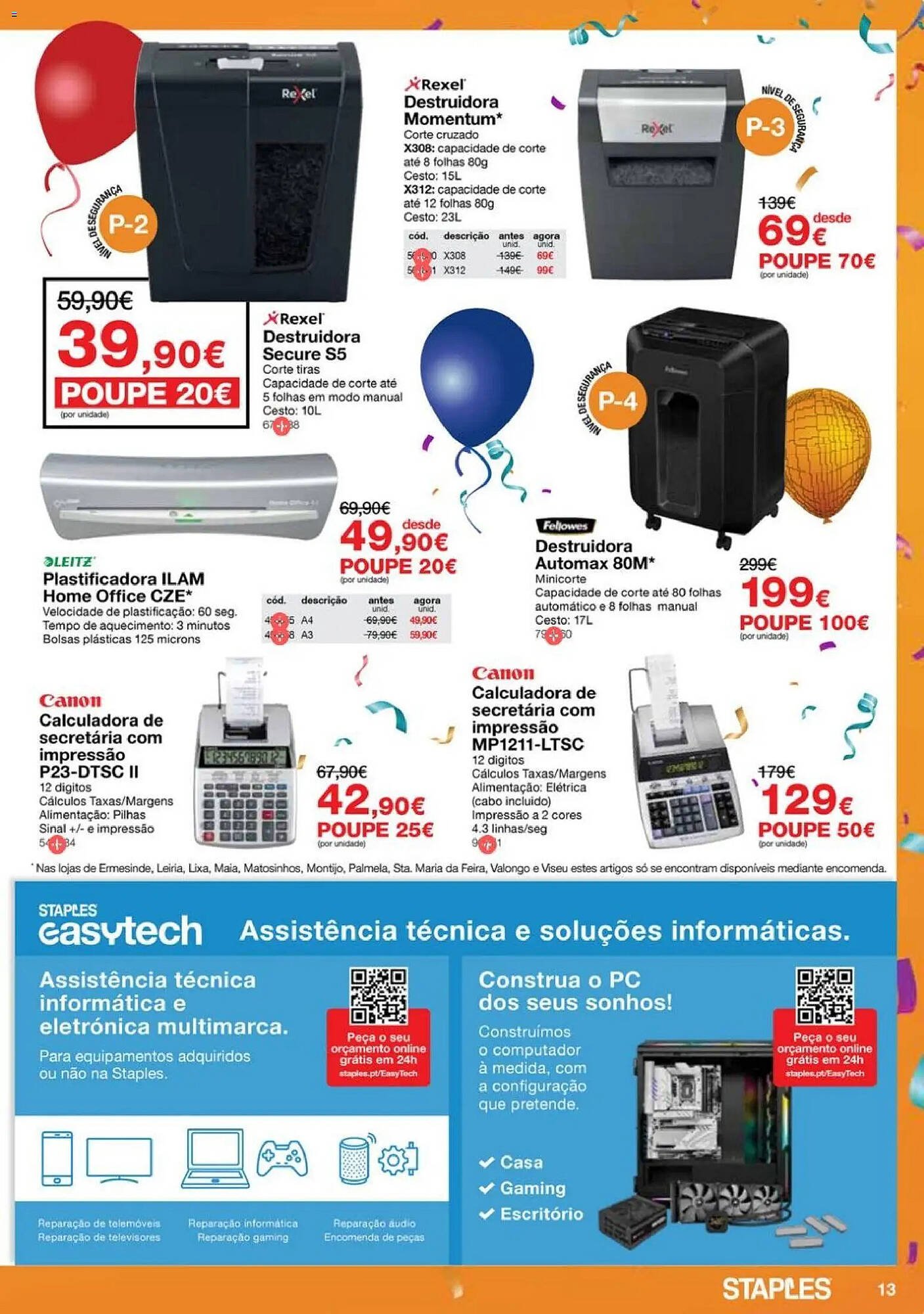 Folheto Staples (2025-11-06 - 2025-11-20) | 13