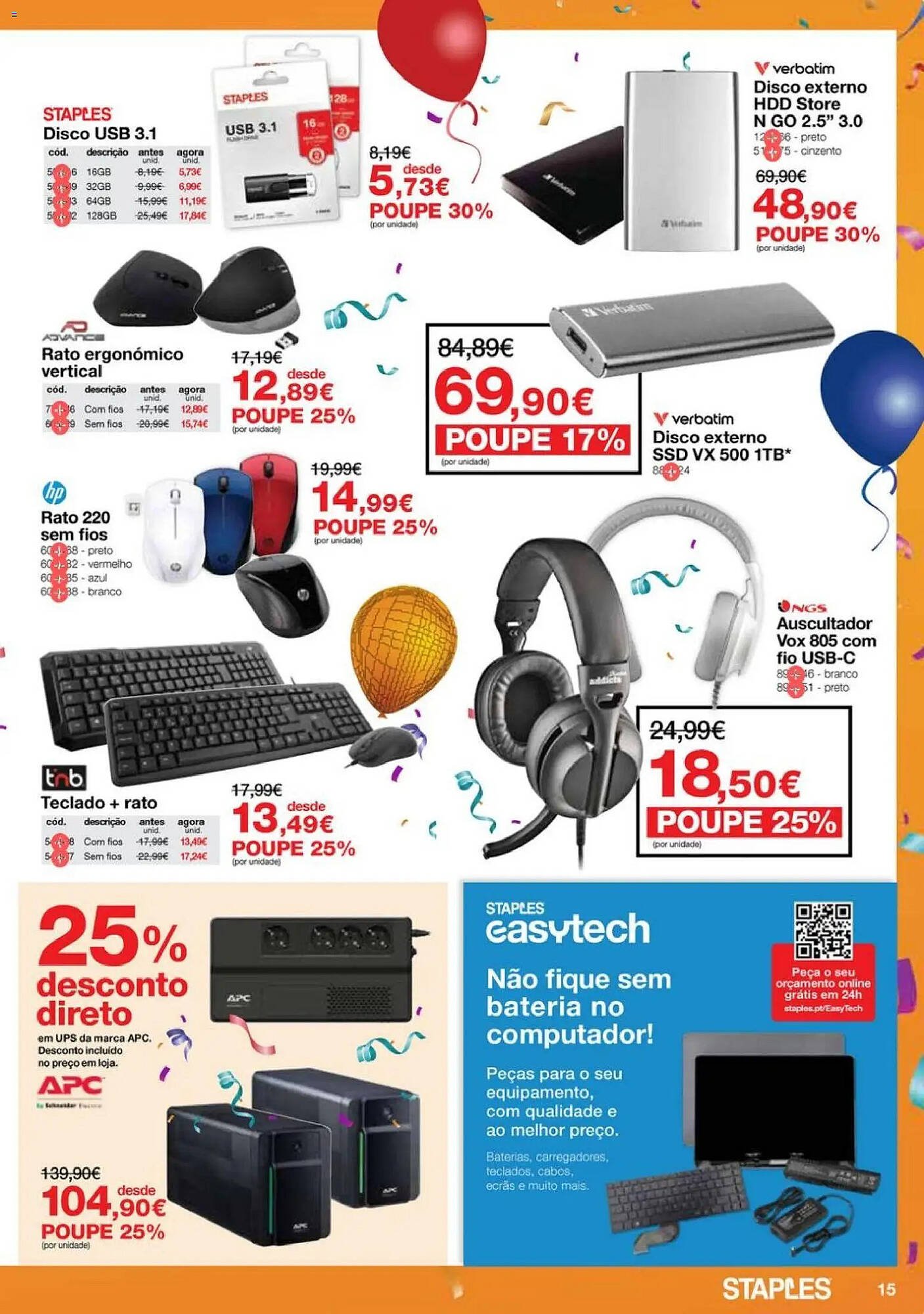 Folheto Staples (2025-11-06 - 2025-11-20) | 15