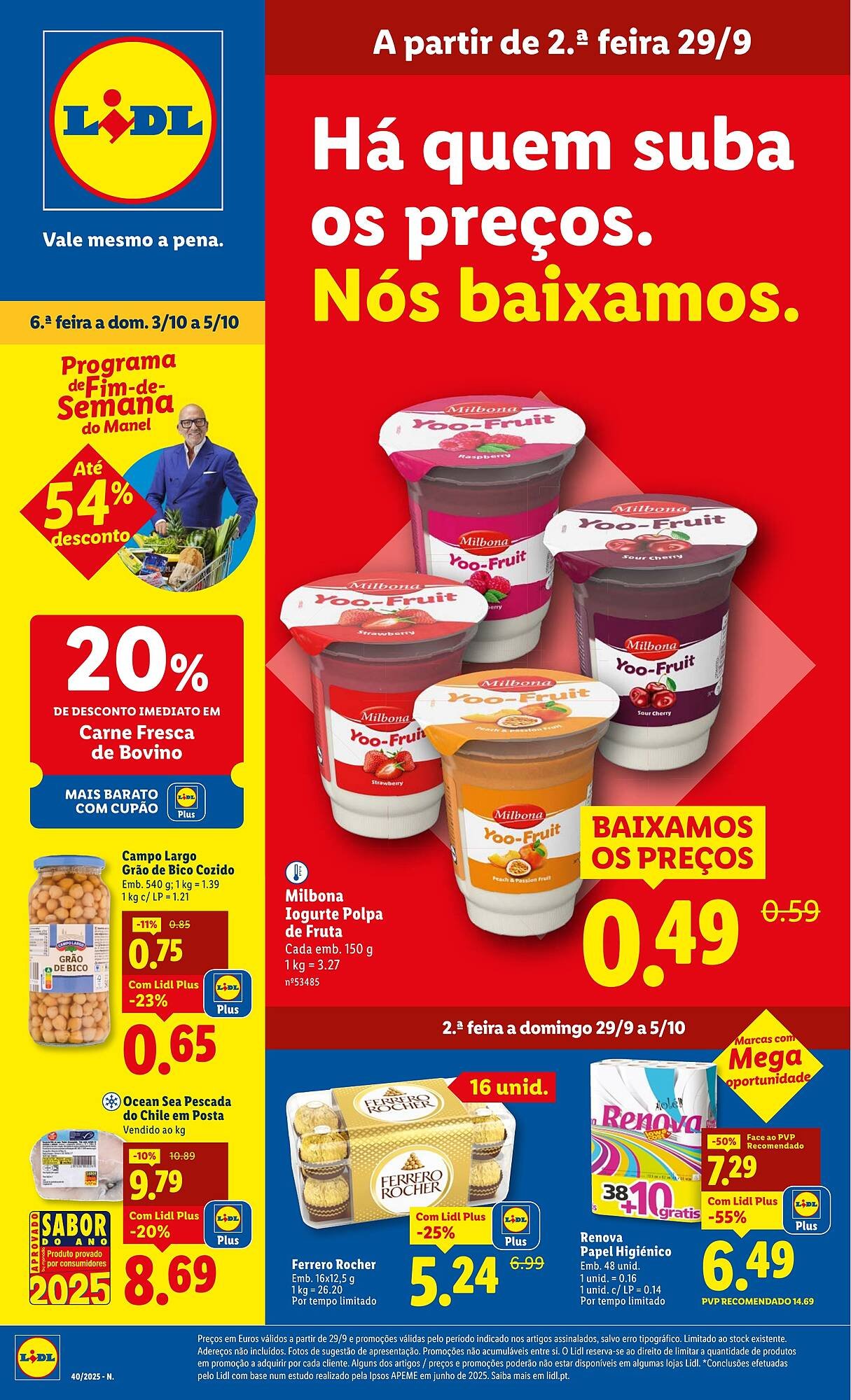 Folheto Lidl (2025-09-29 - 2025-10-05) | 1
