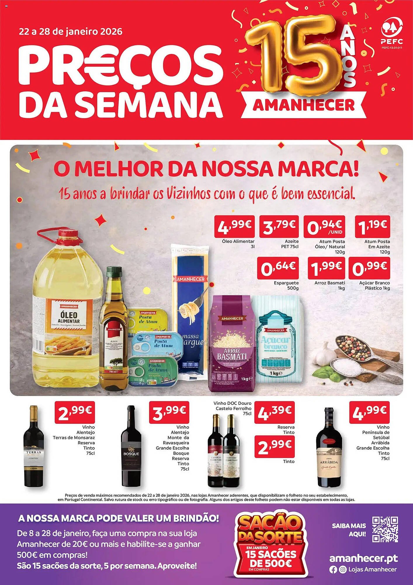 Folheto Amanhecer (2026-01-22 - 2026-01-29) | 1