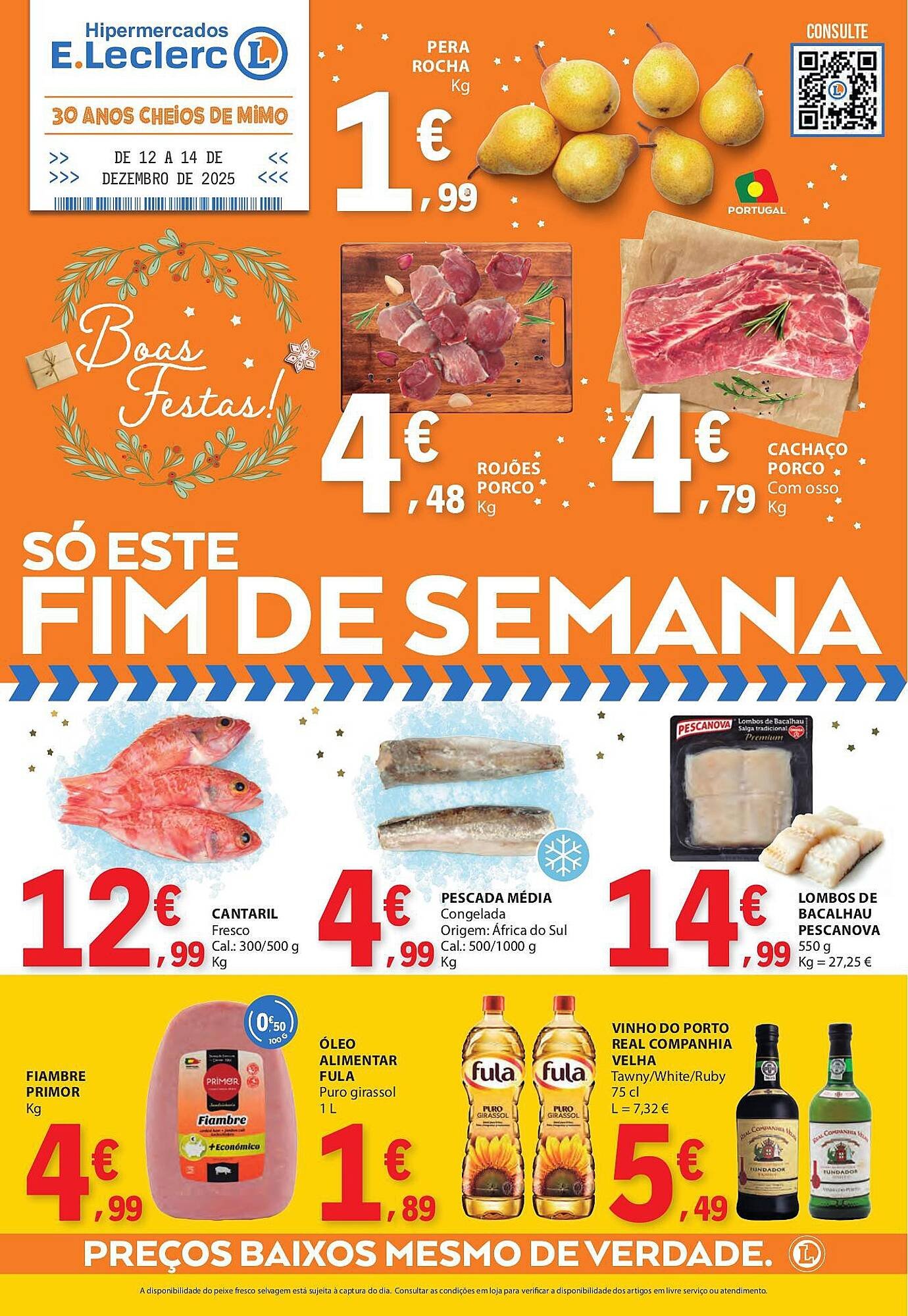 Folheto E.Leclerc (2025-12-12 - 2025-12-14) | 1
