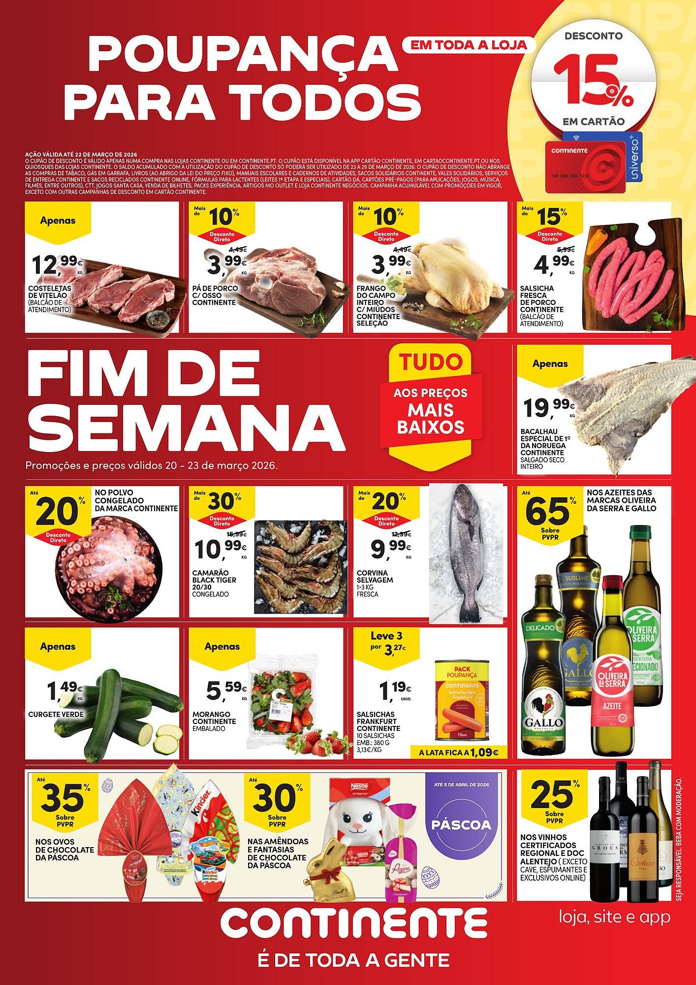 Folheto Continente (2026-03-20 - 2026-03-23) | 1