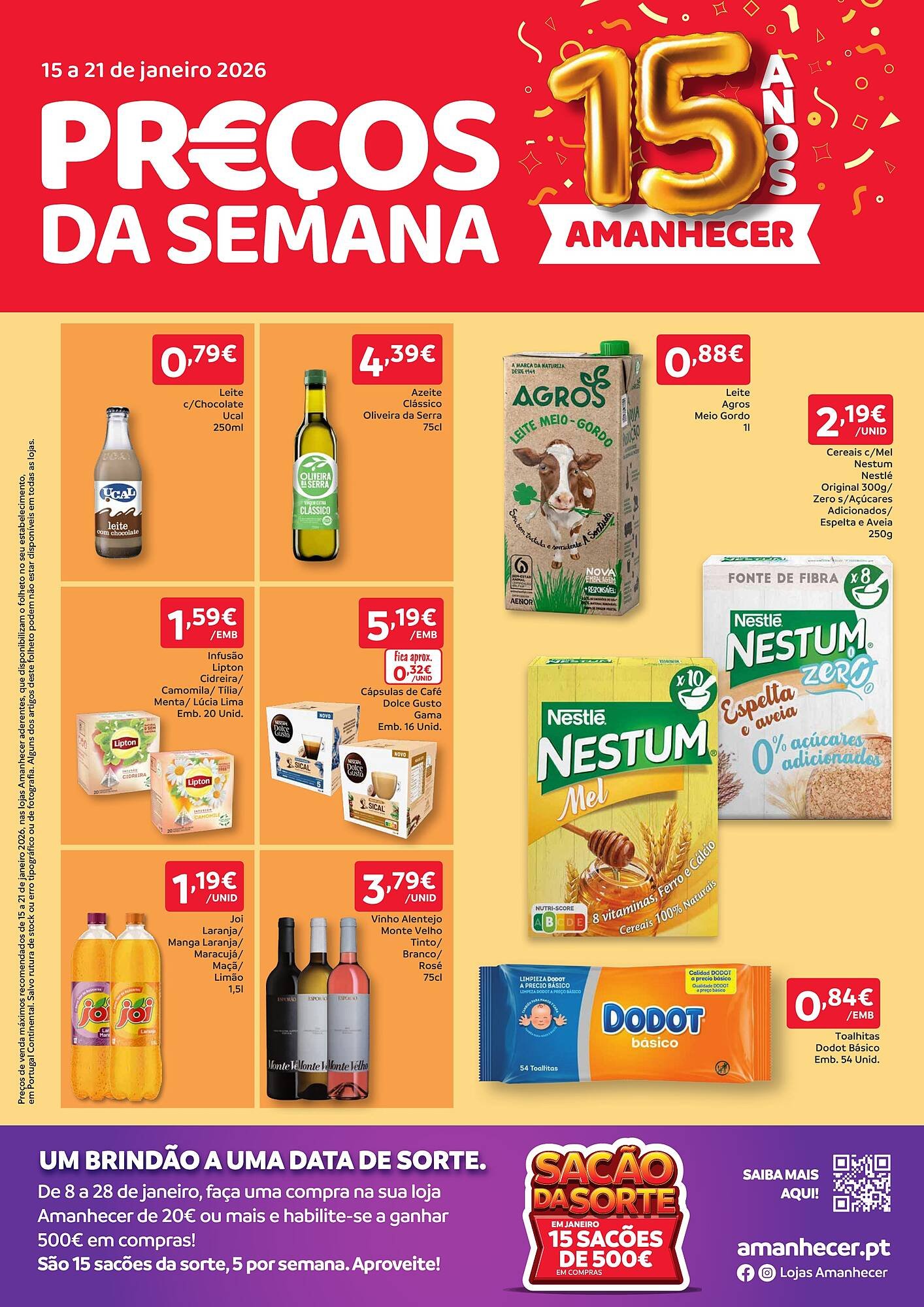 Folheto Amanhecer (2026-01-15 - 2026-01-21) | 1