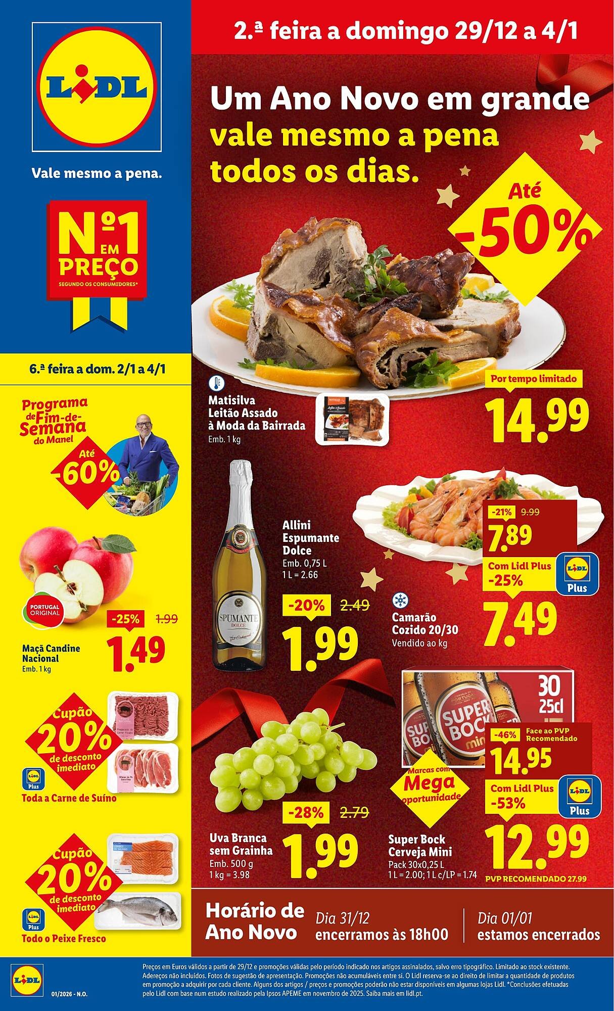 Folheto Lidl (2025-12-29 - 2026-01-04) | 1