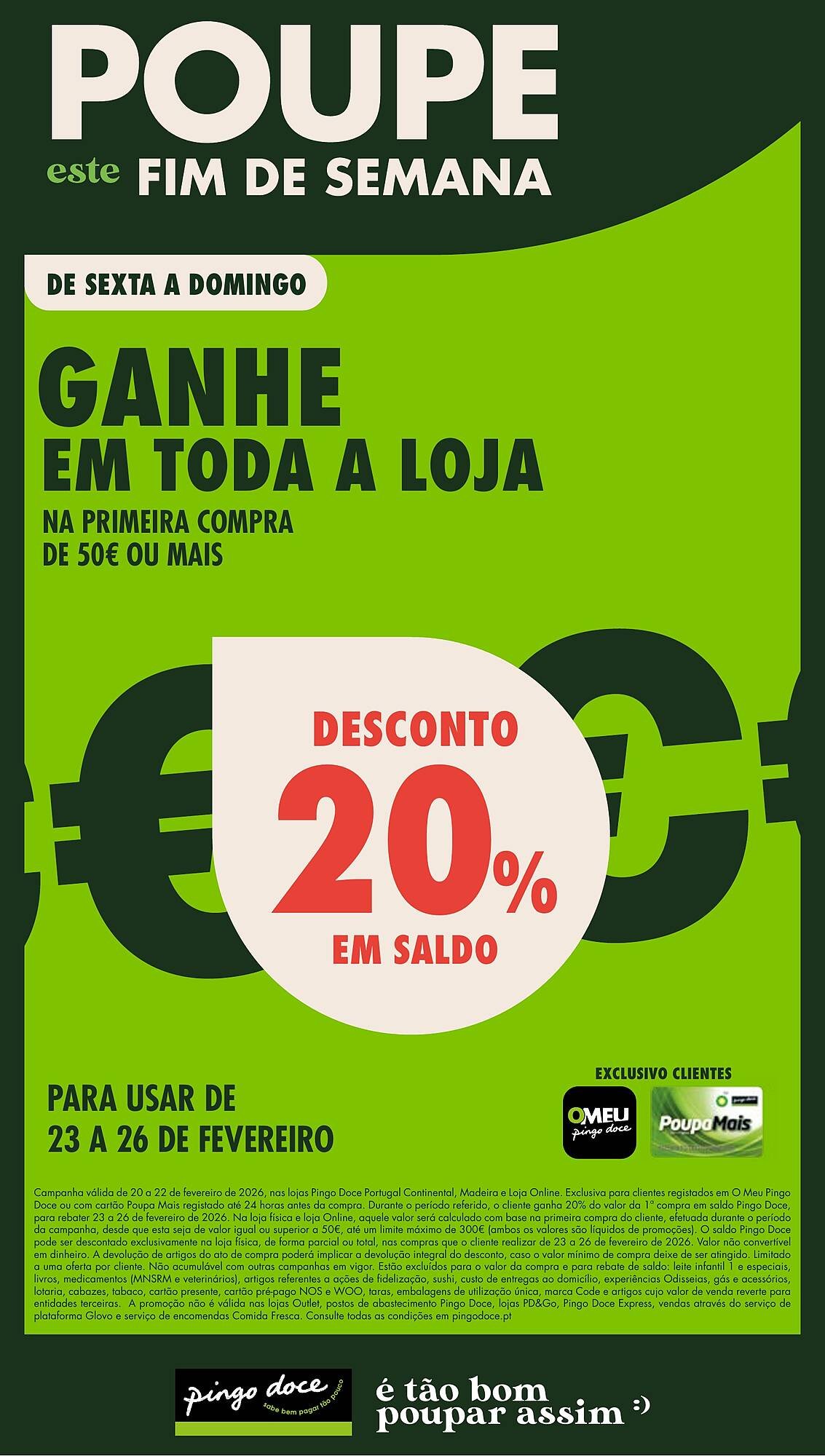Folheto Pingo Doce (2026-02-20 - 2026-02-23) | 1