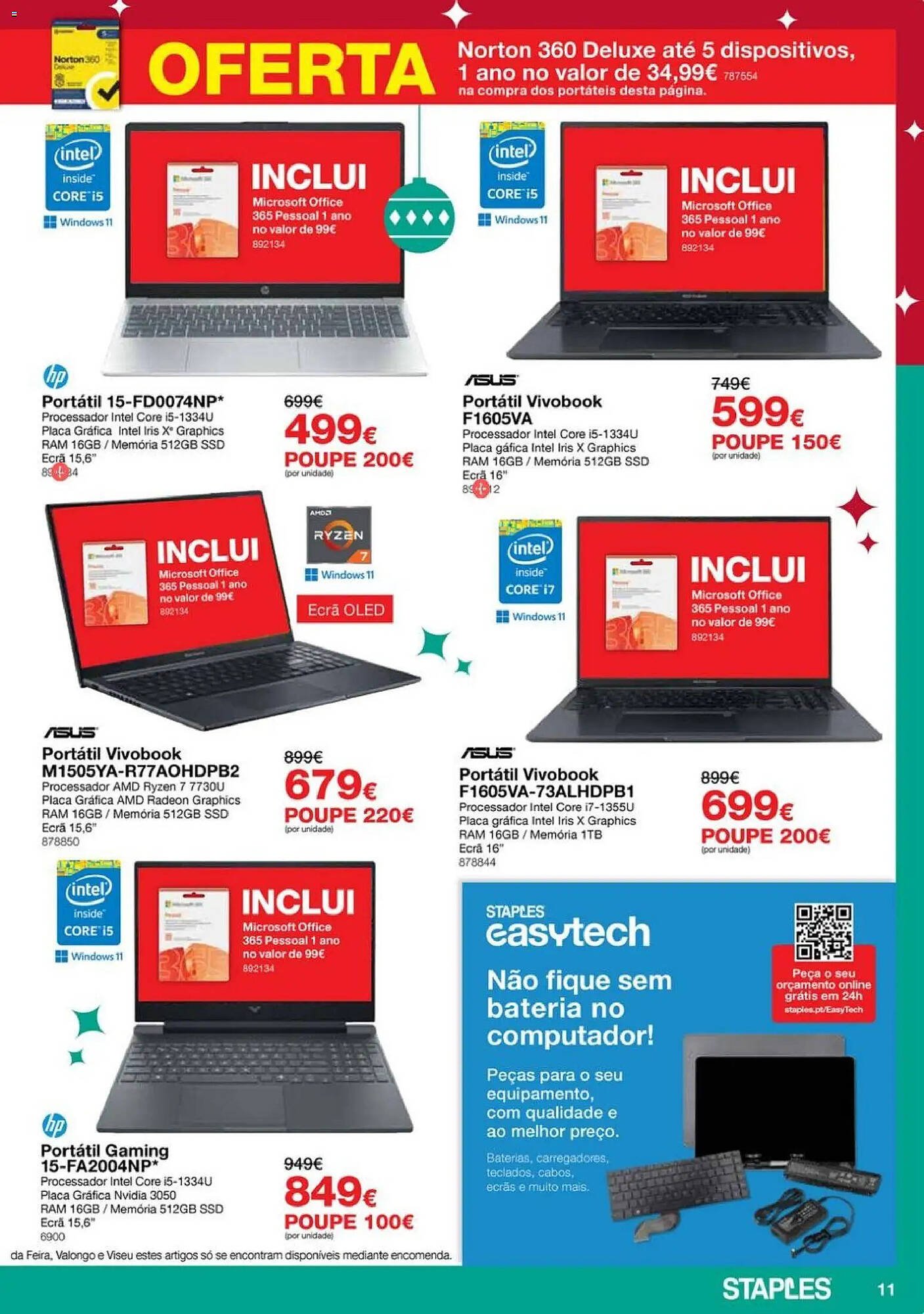 Folheto Staples (2025-12-03 - 2025-12-25) | 11