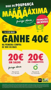 Folheto Pingo Doce (2026-05-01 - 2026-05-04)