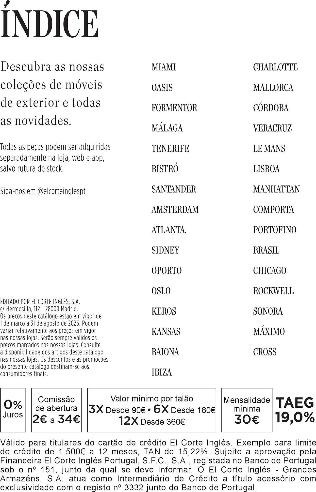 Folheto El Corte Inglés (2026-04-23 - 2026-09-01) | 2