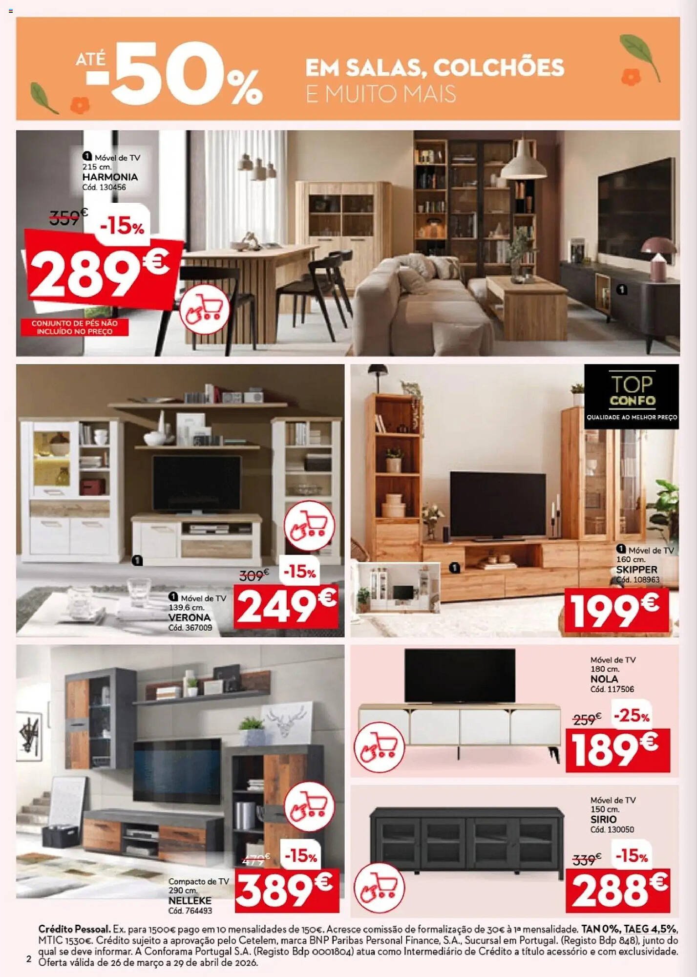 Folheto Conforama (2026-03-26 - 2026-04-30) | 2