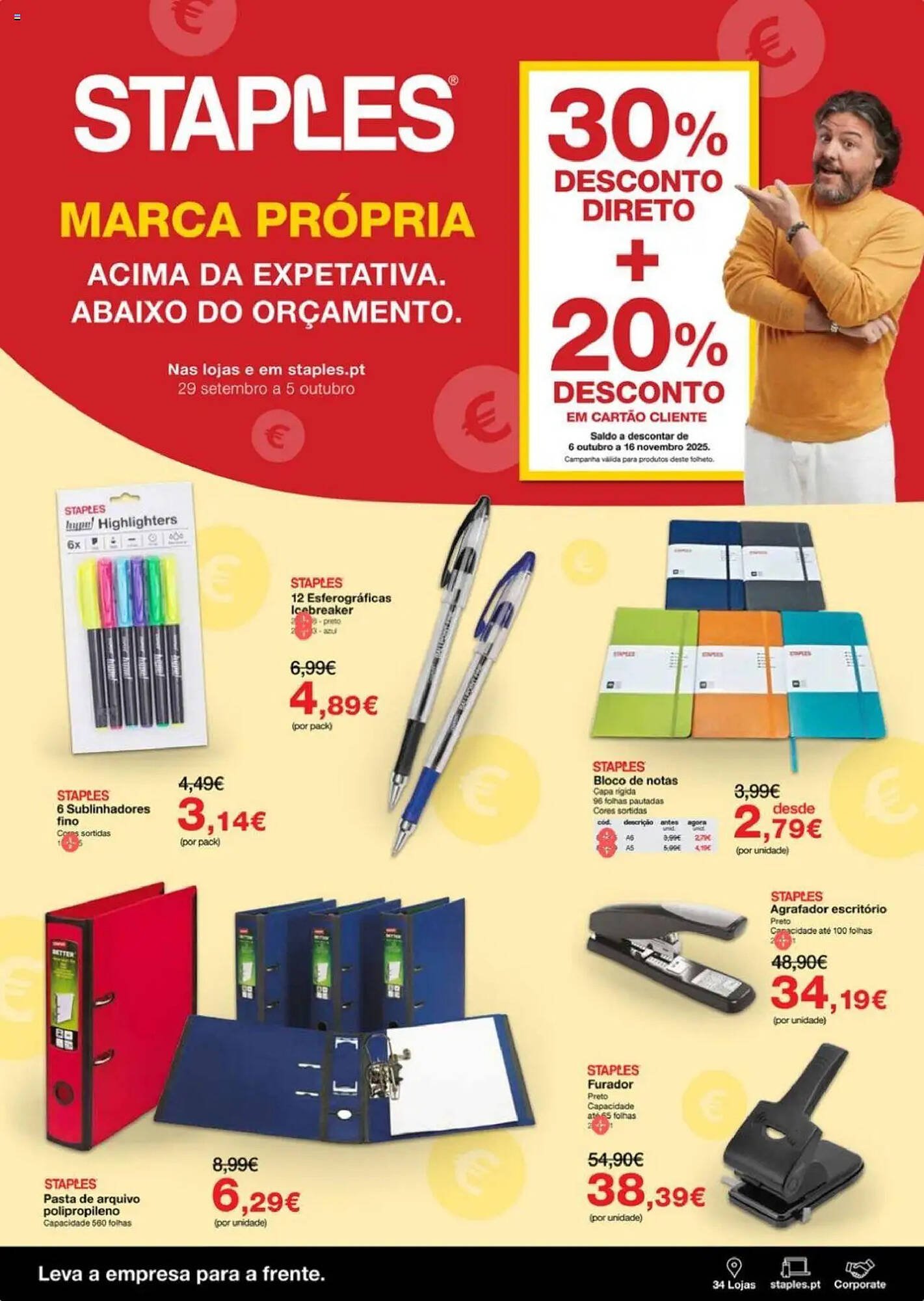 Folheto Staples (2025-09-29 - 2025-10-06) | 1