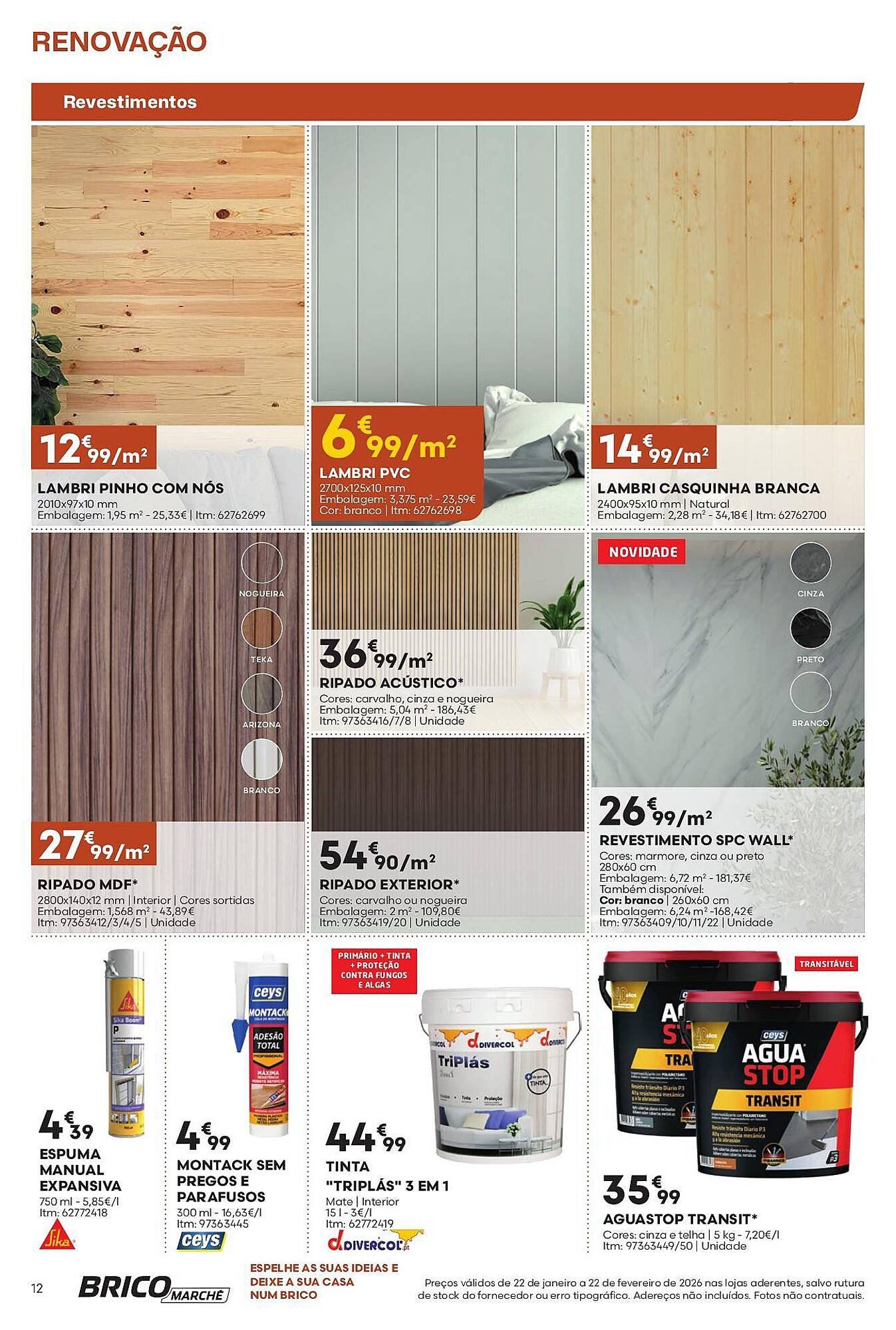 Folheto Bricomarché (2026-01-22 - 2026-02-22) | 12