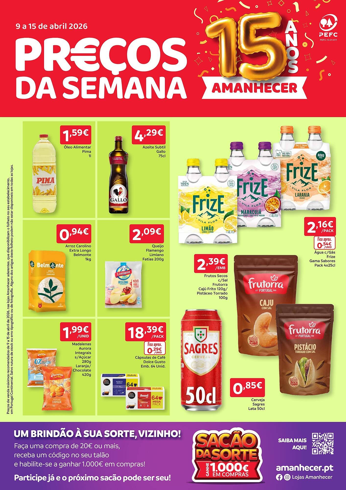 Folheto Amanhecer (2026-04-09 - 2026-04-15) | 1