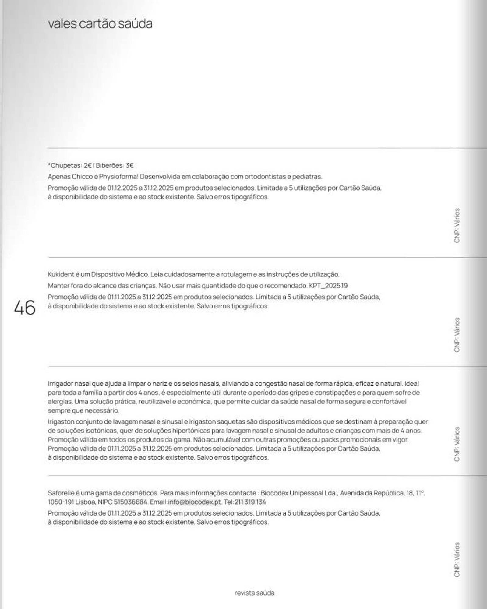 Catálogo Farmácias Portuguesas (2025-12-18 - 2025-12-31) | 46