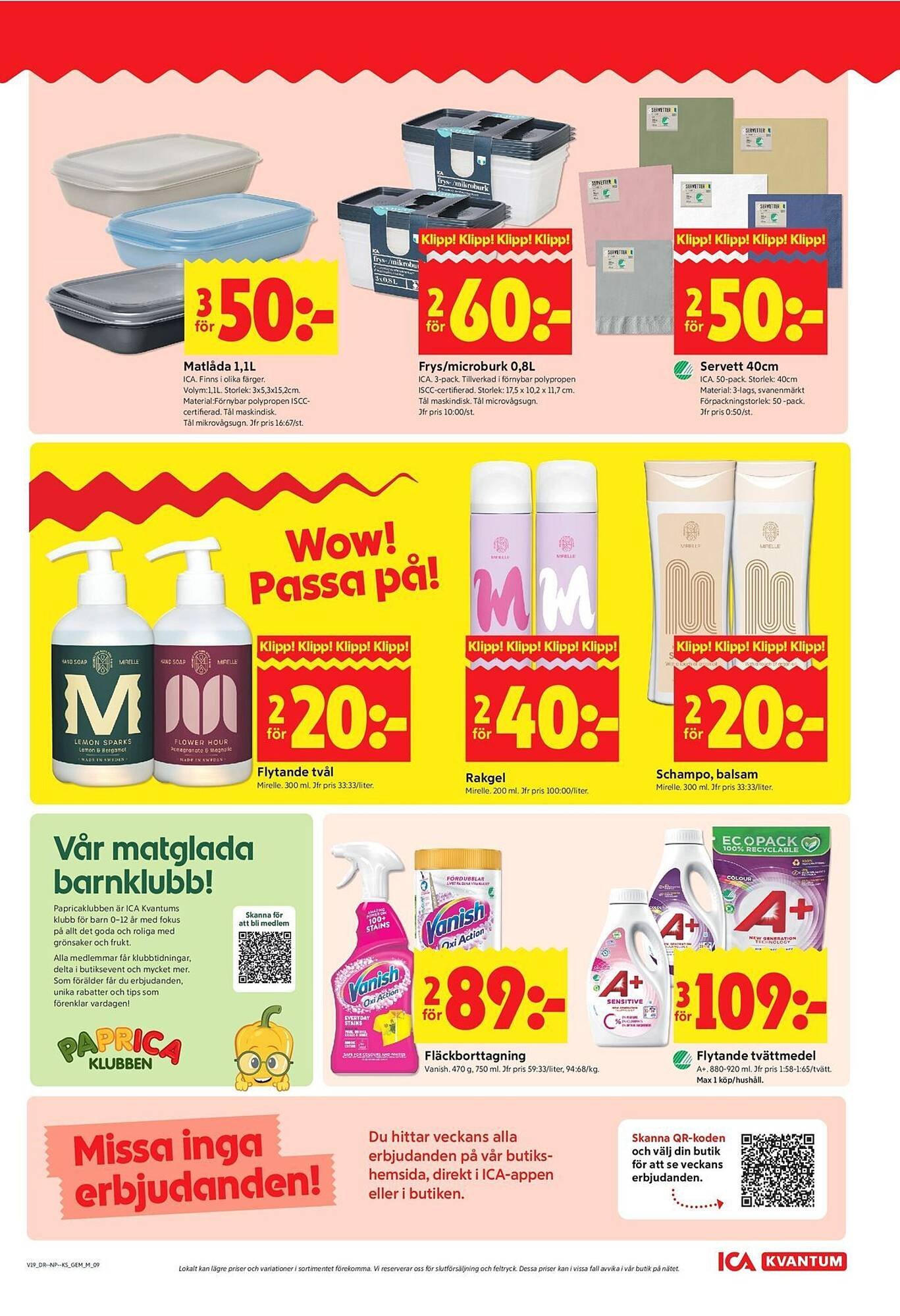 ICA Kvantum reklamblad
