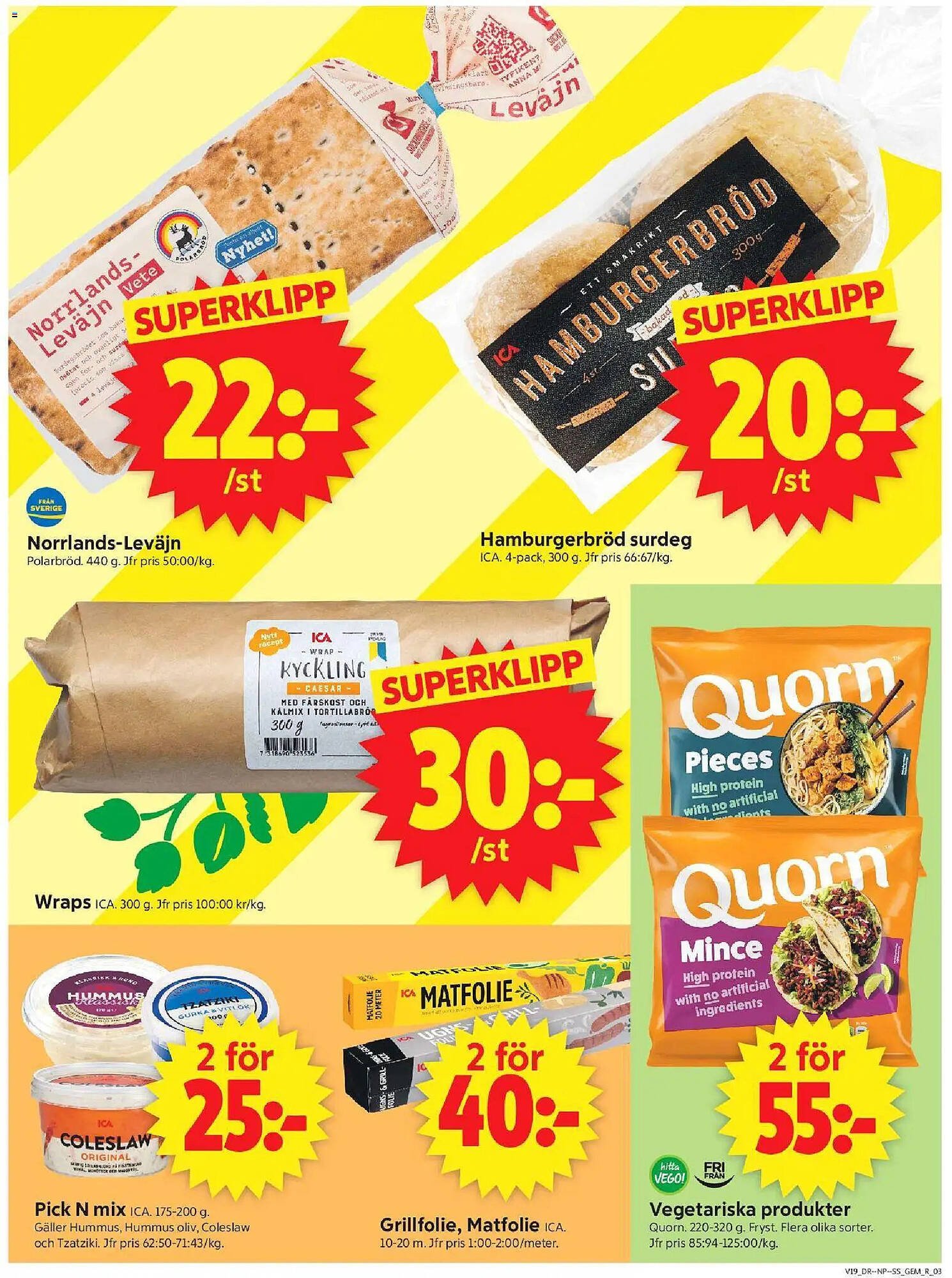 ICA Supermarket reklamblad