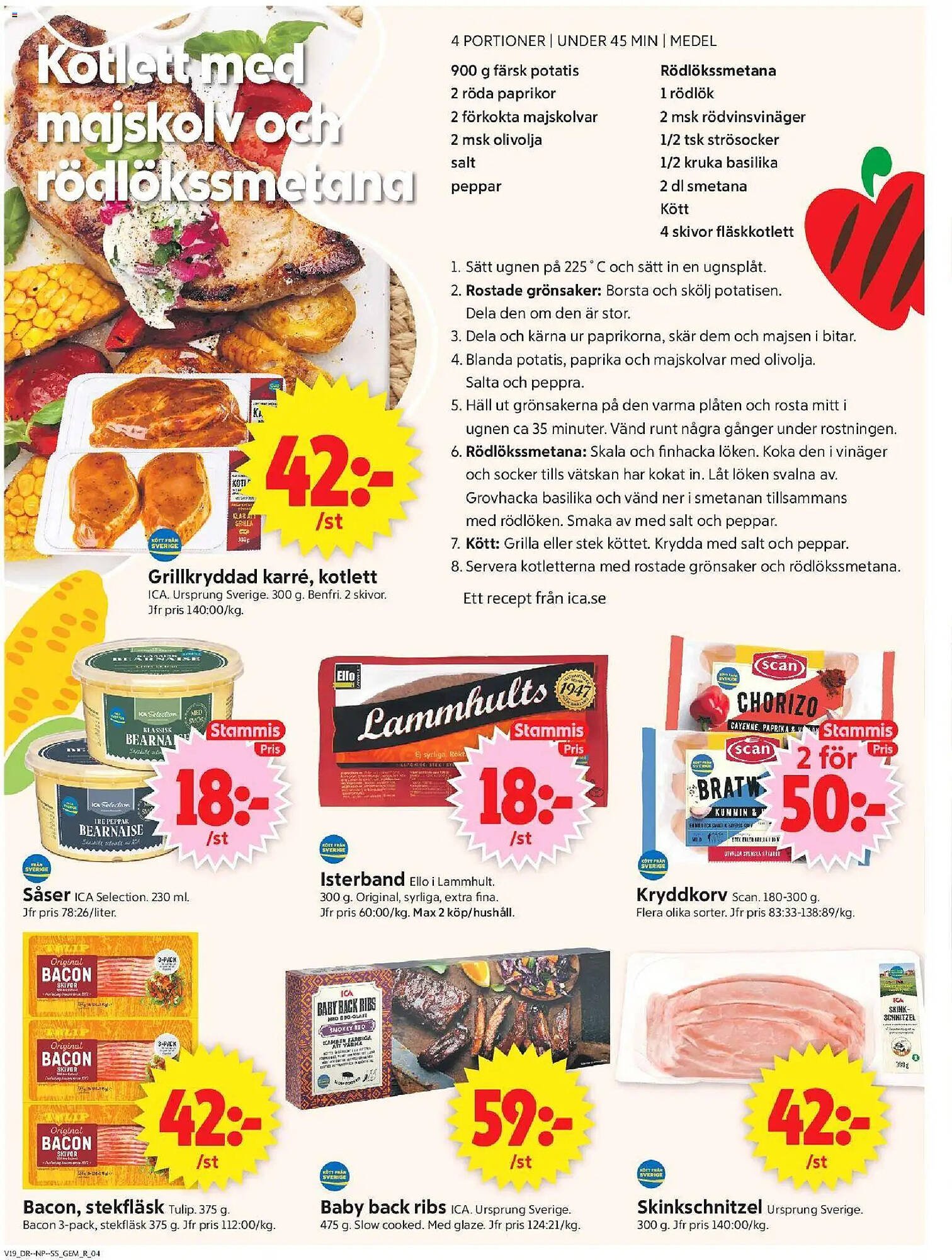 ICA Supermarket reklamblad