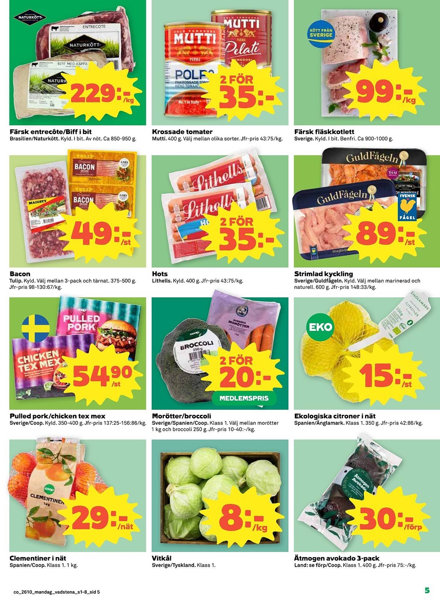 Coop reklamblad