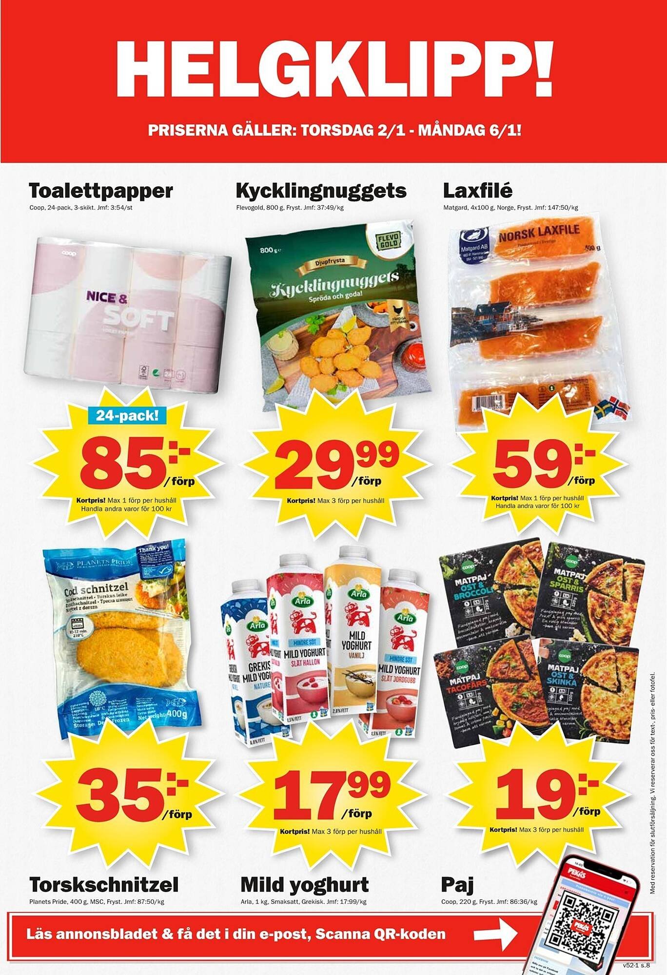 Pekås reklamblad