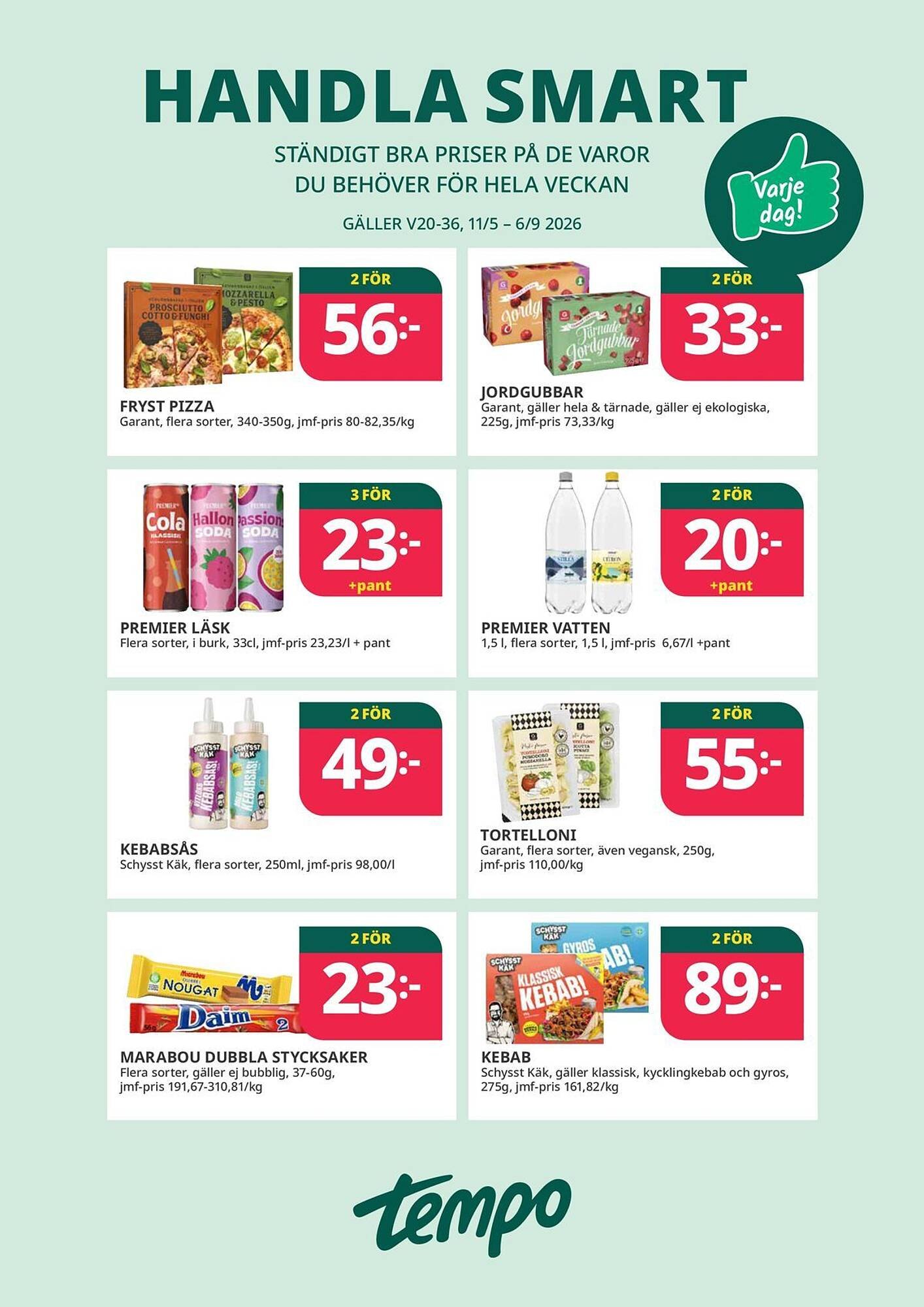 Tempo reklamblad