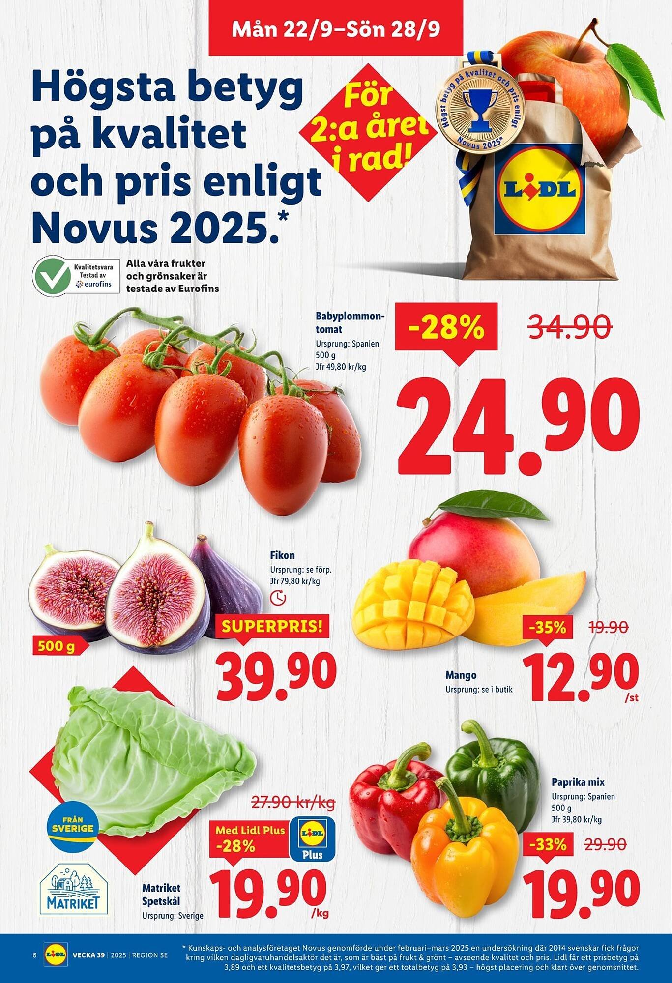 Lidl reklamblad (2025-09-22 - 2025-09-28)