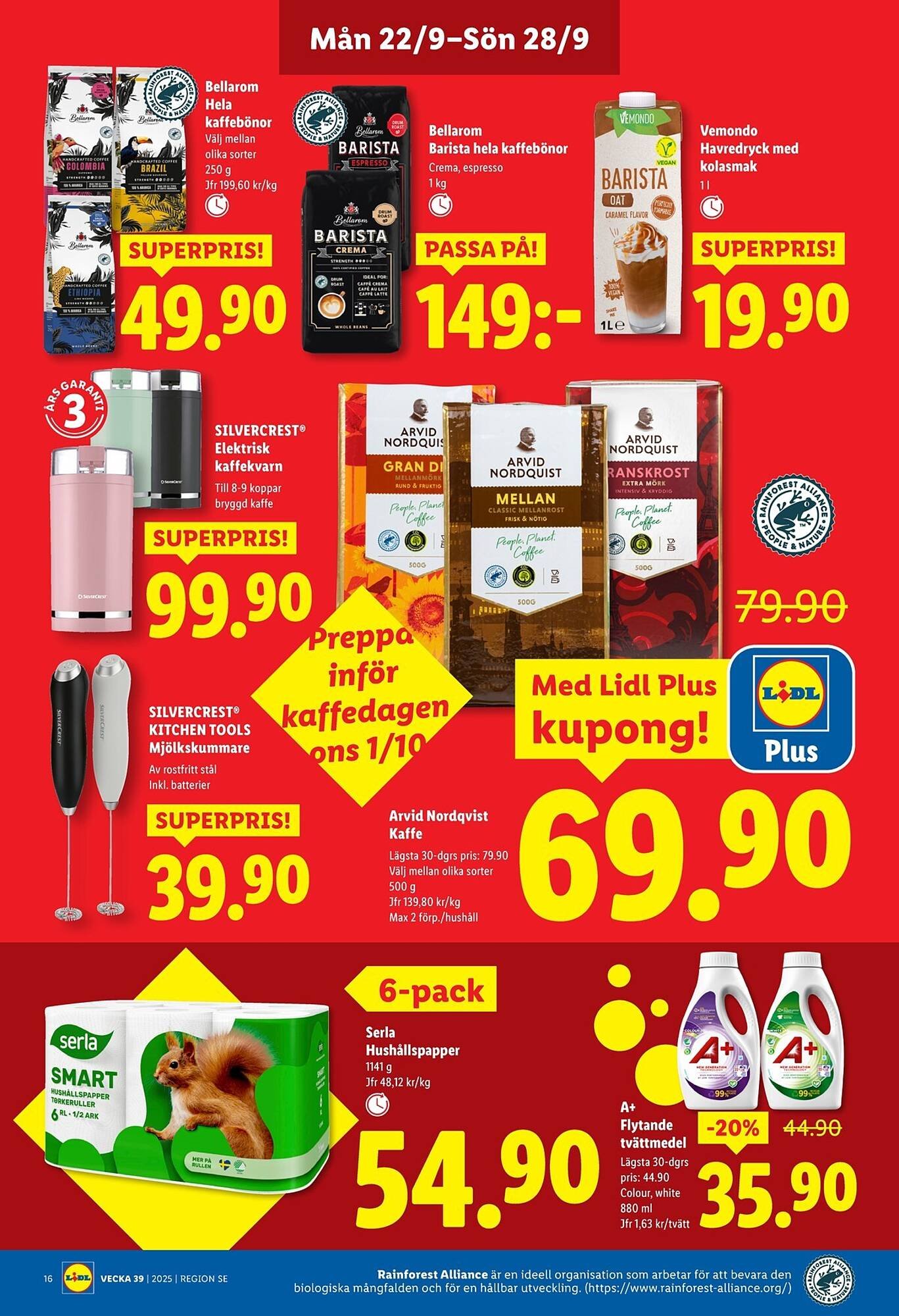 Lidl reklamblad (2025-09-22 - 2025-09-28)