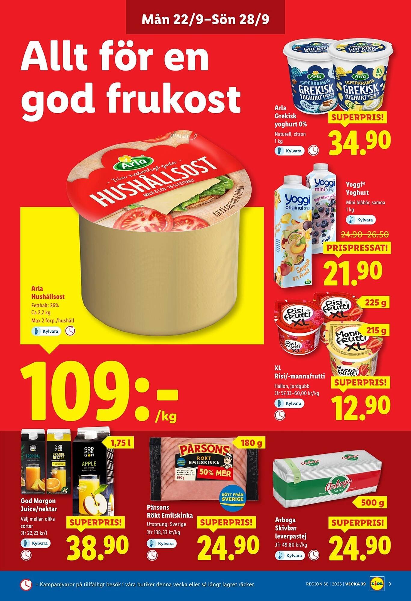 Lidl reklamblad (2025-09-22 - 2025-09-28)