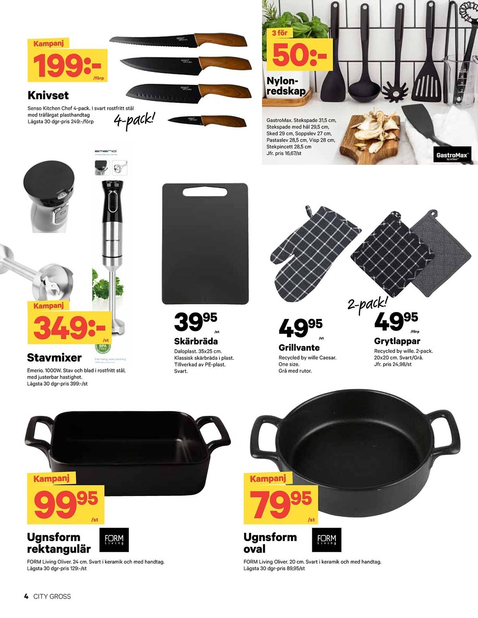 City Gross reklamblad