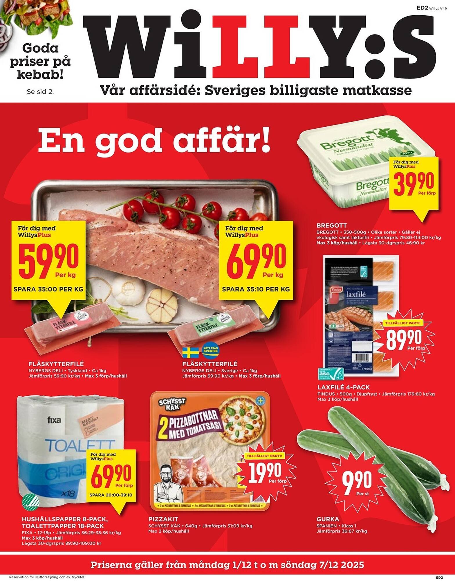 Willys reklamblad (2025-12-01 - 2025-12-07)