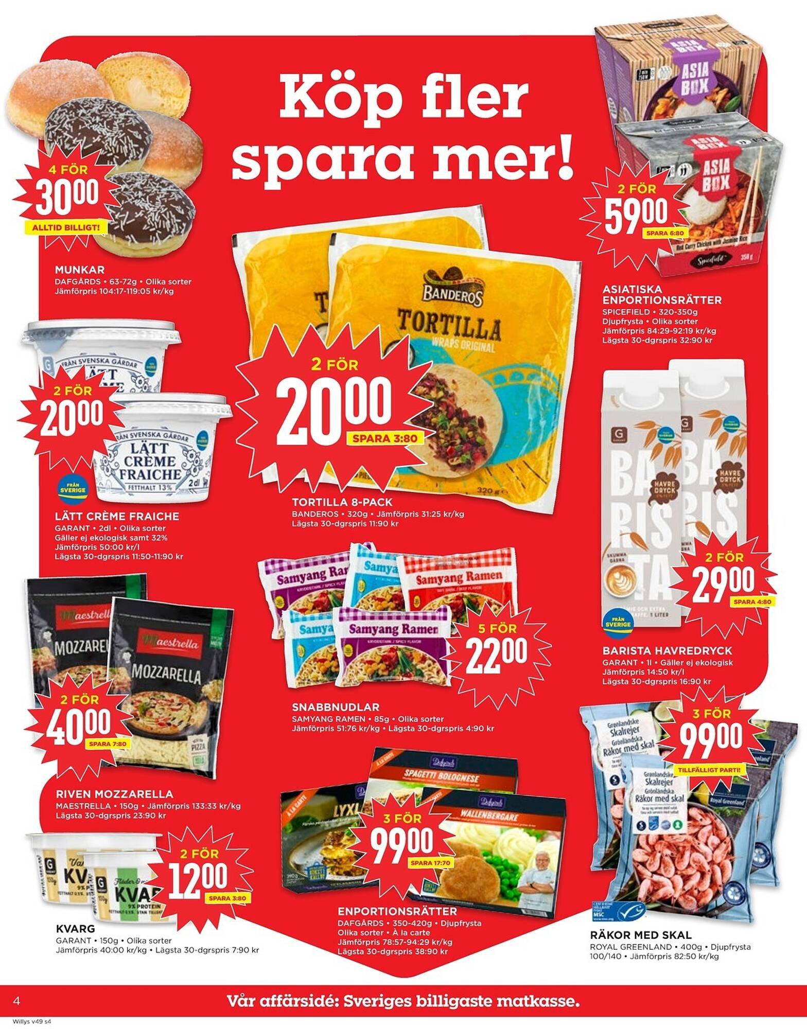 Willys reklamblad (2025-12-01 - 2025-12-07)