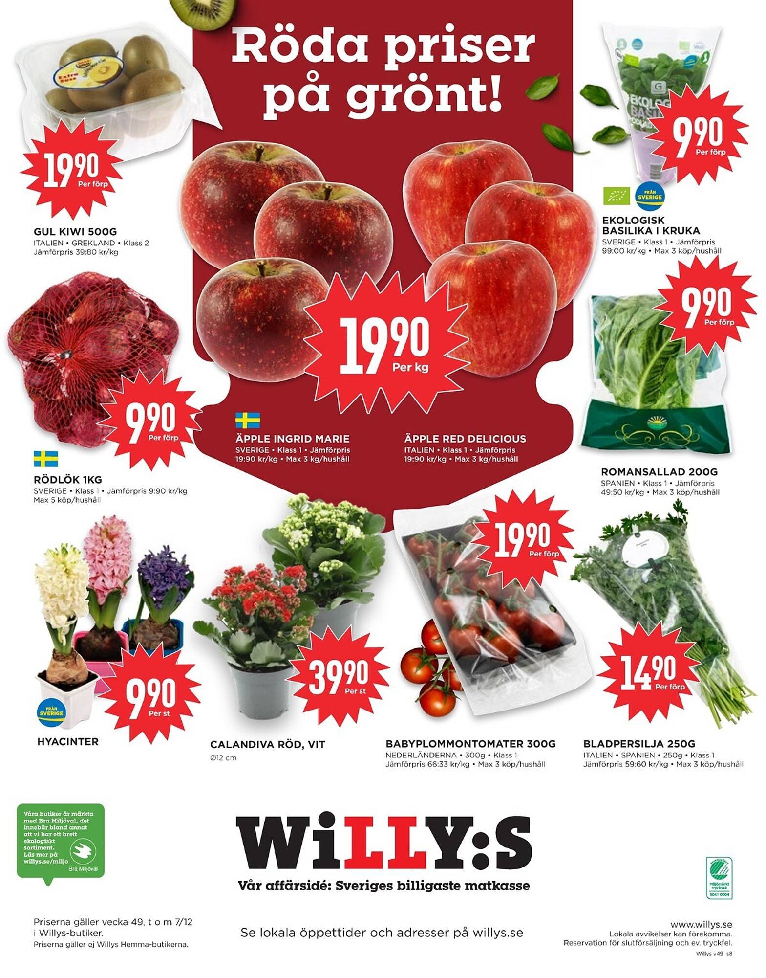Willys reklamblad (2025-12-01 - 2025-12-07)