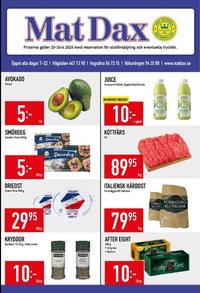 Matdax reklamblad