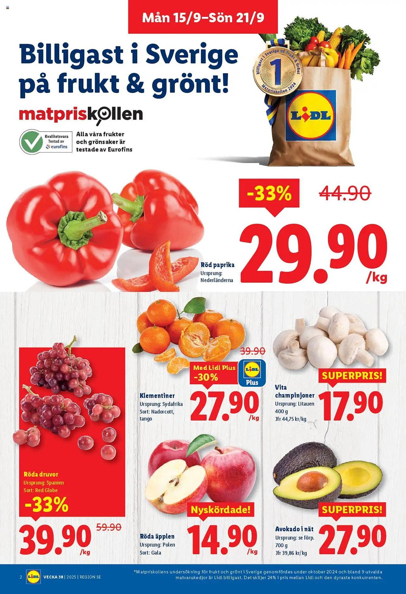 Lidl reklamblad (2025-09-15 - 2025-09-21)