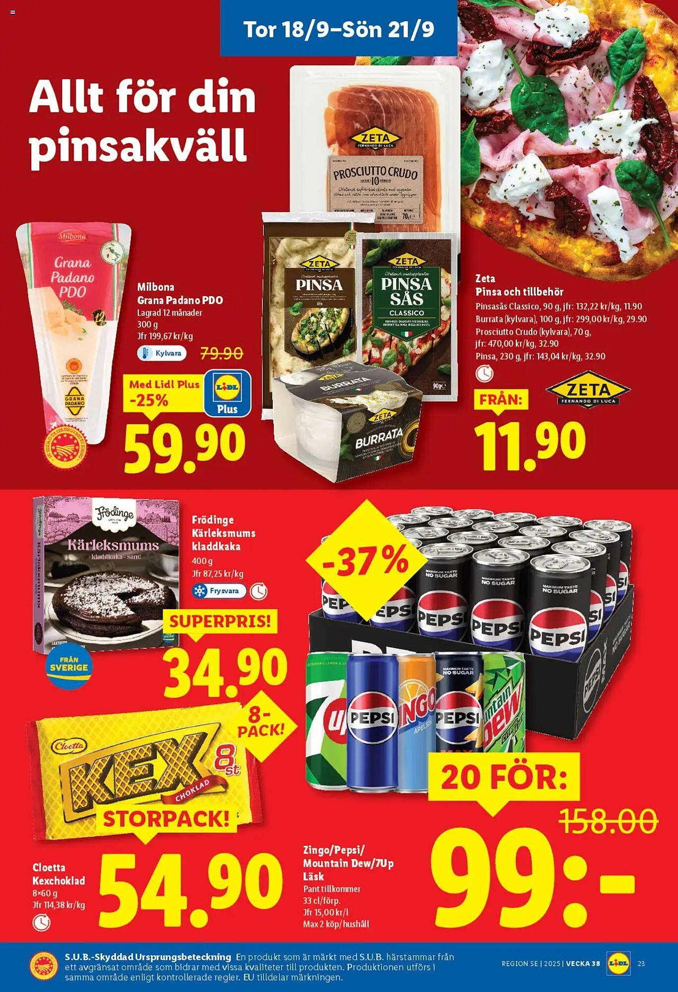 Lidl reklamblad (2025-09-15 - 2025-09-21)