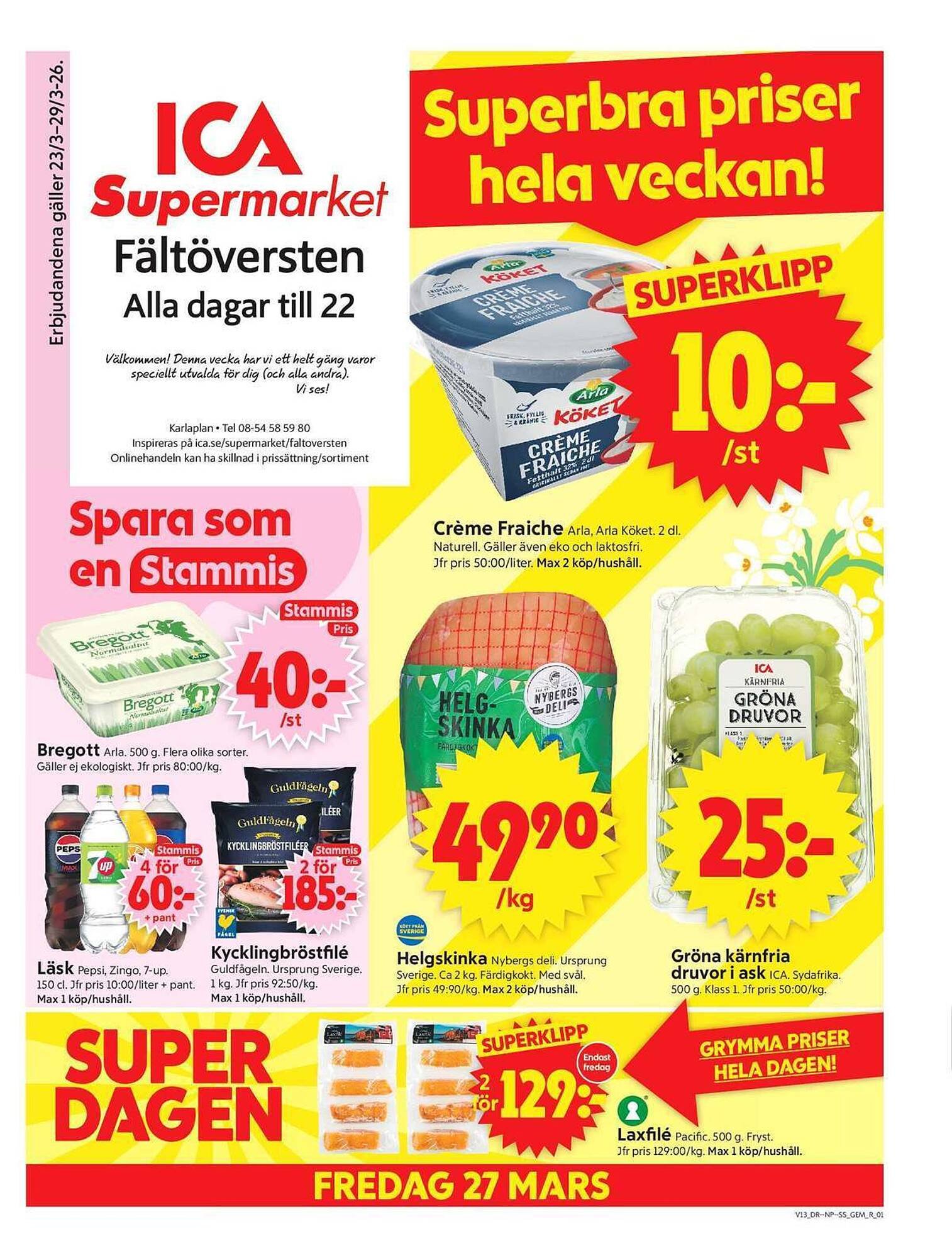 ICA Supermarket reklamblad