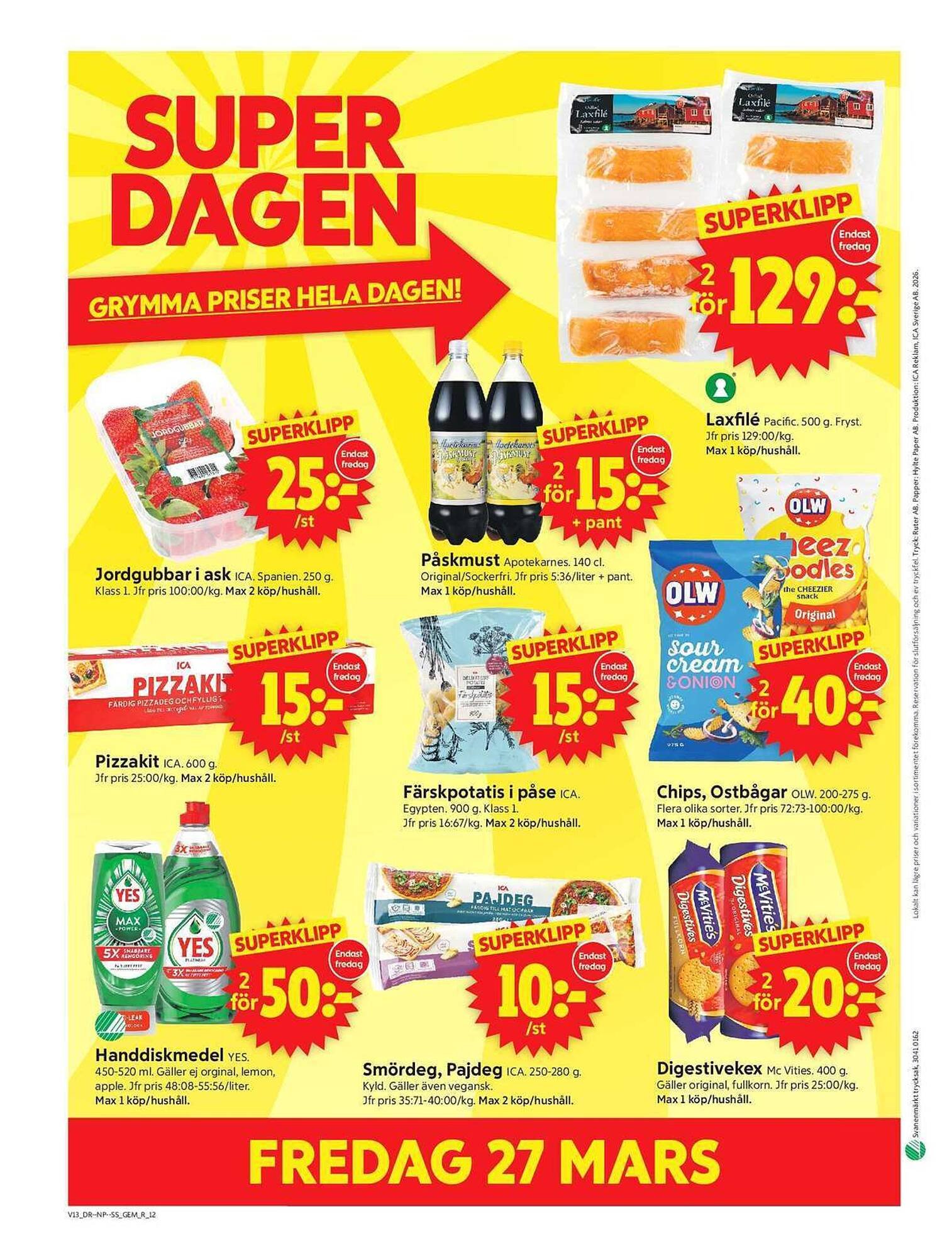 ICA Supermarket reklamblad (2026-03-23 - 2026-03-29)