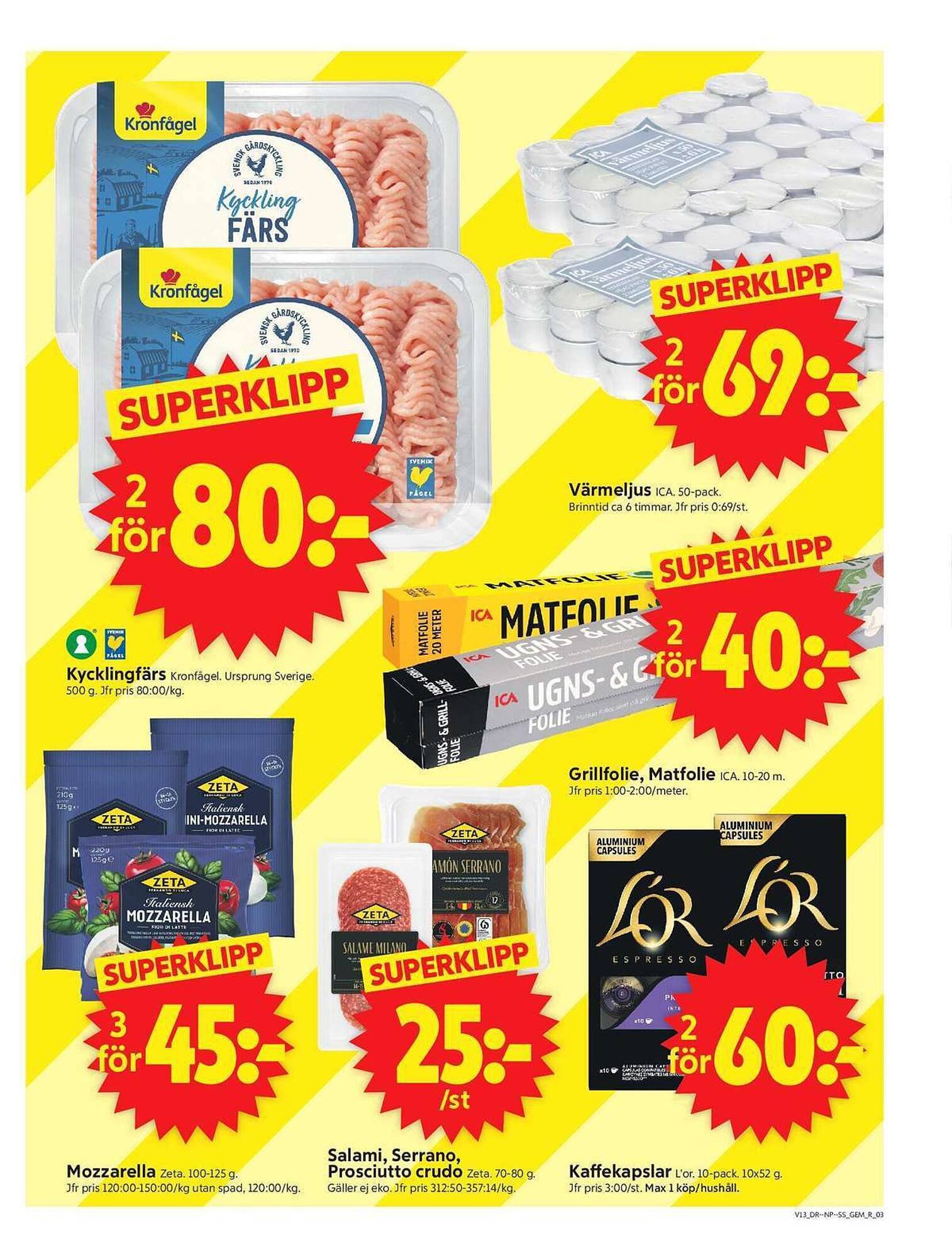 ICA Supermarket reklamblad
