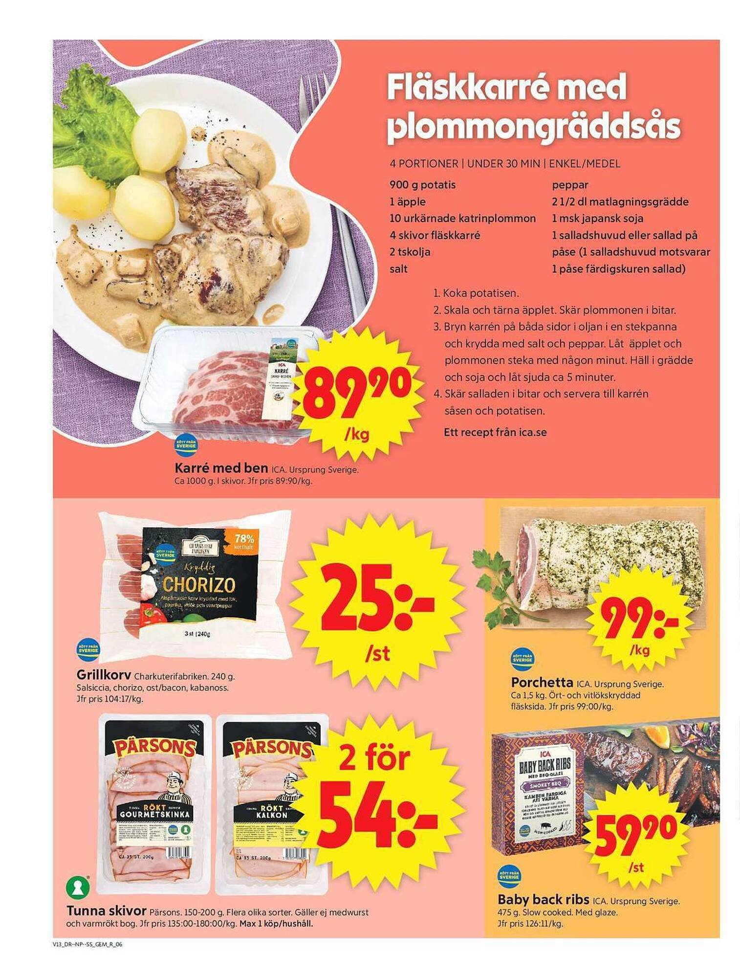 ICA Supermarket reklamblad