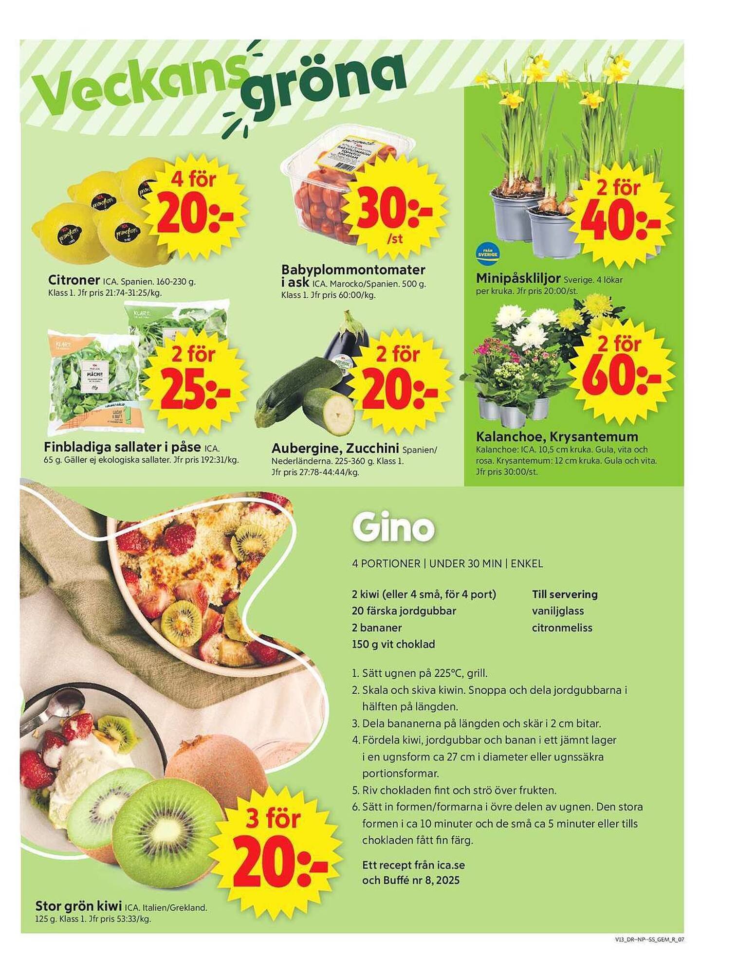ICA Supermarket reklamblad