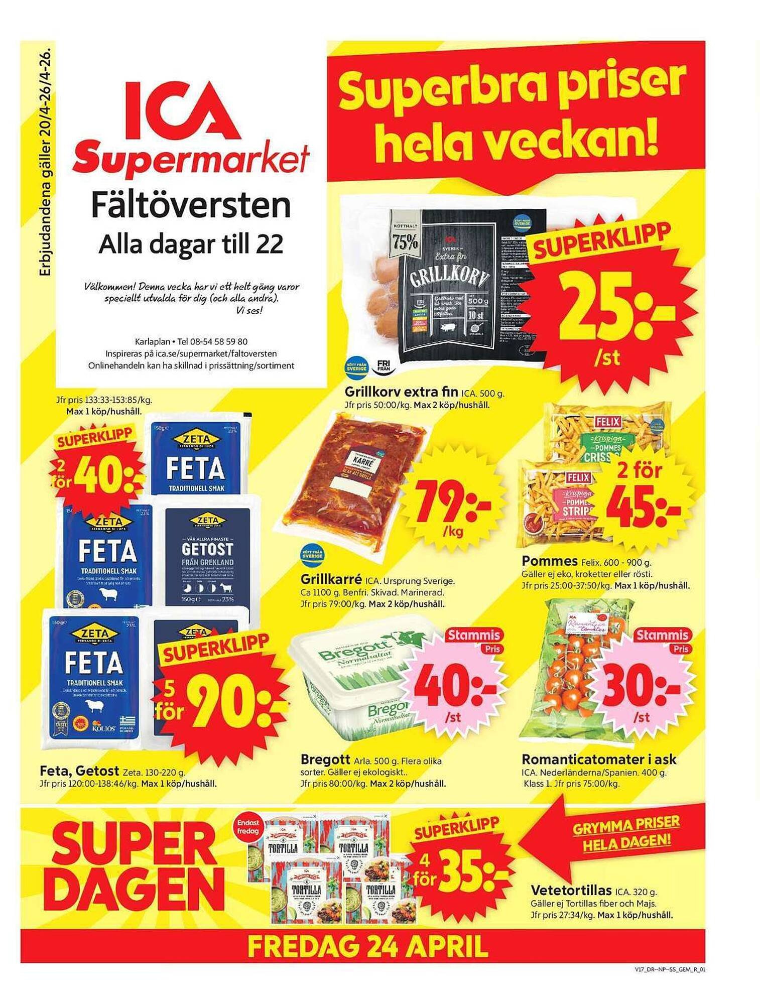 ICA Supermarket reklamblad (2026-04-20 - 2026-04-26)