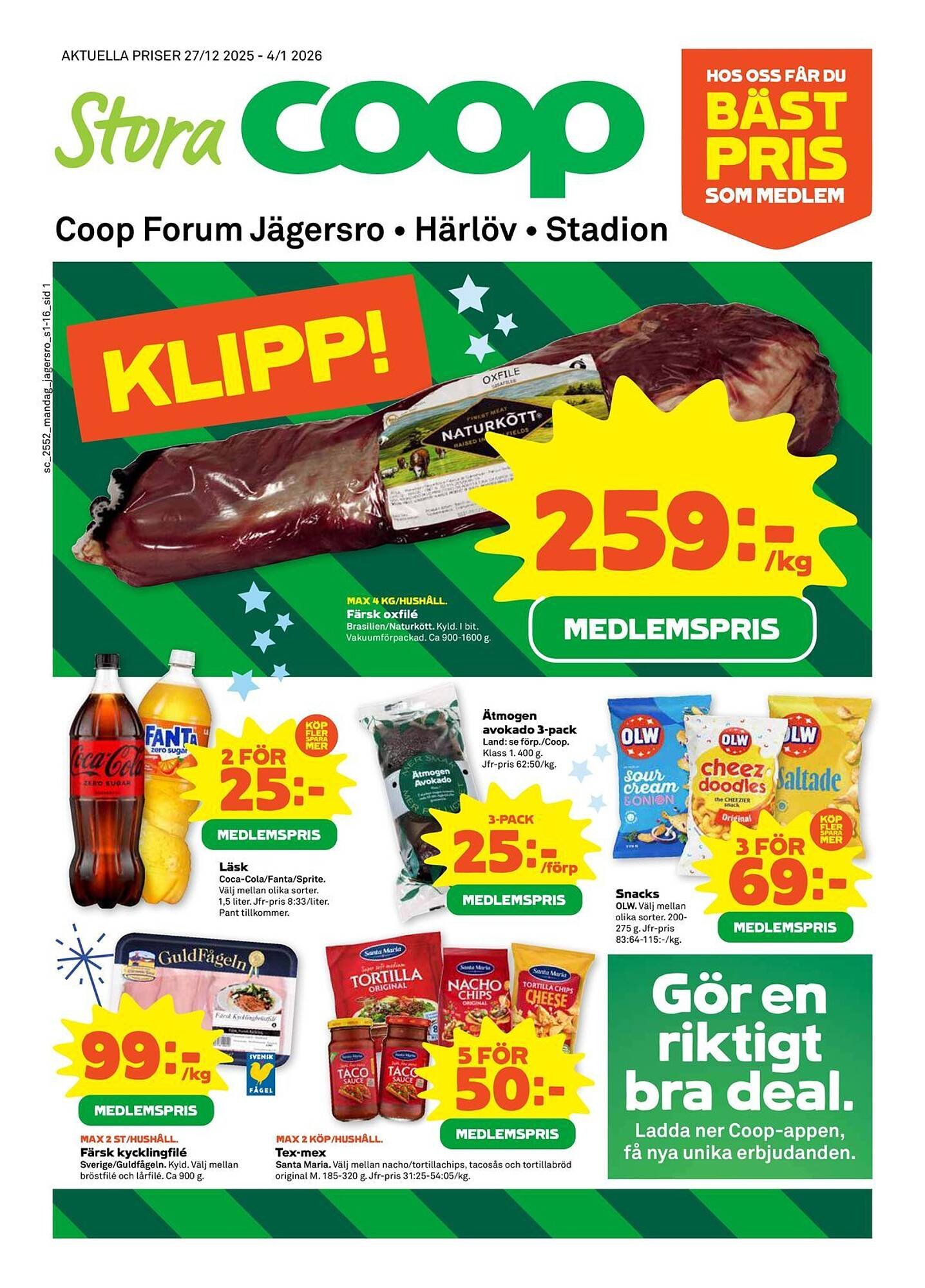 Coop Forum reklamblad (2025-12-27 - 2026-01-04)