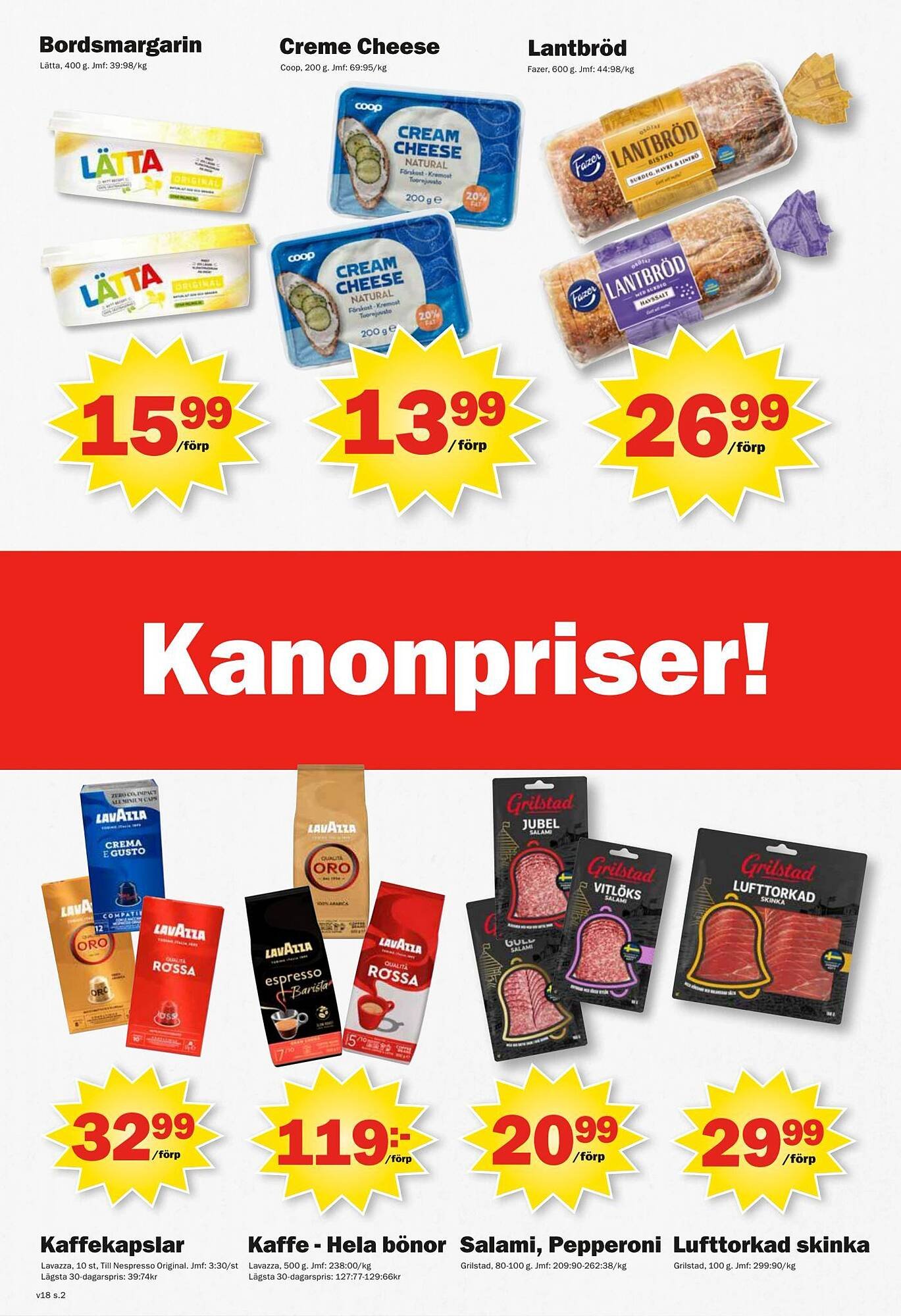 Pekås reklamblad