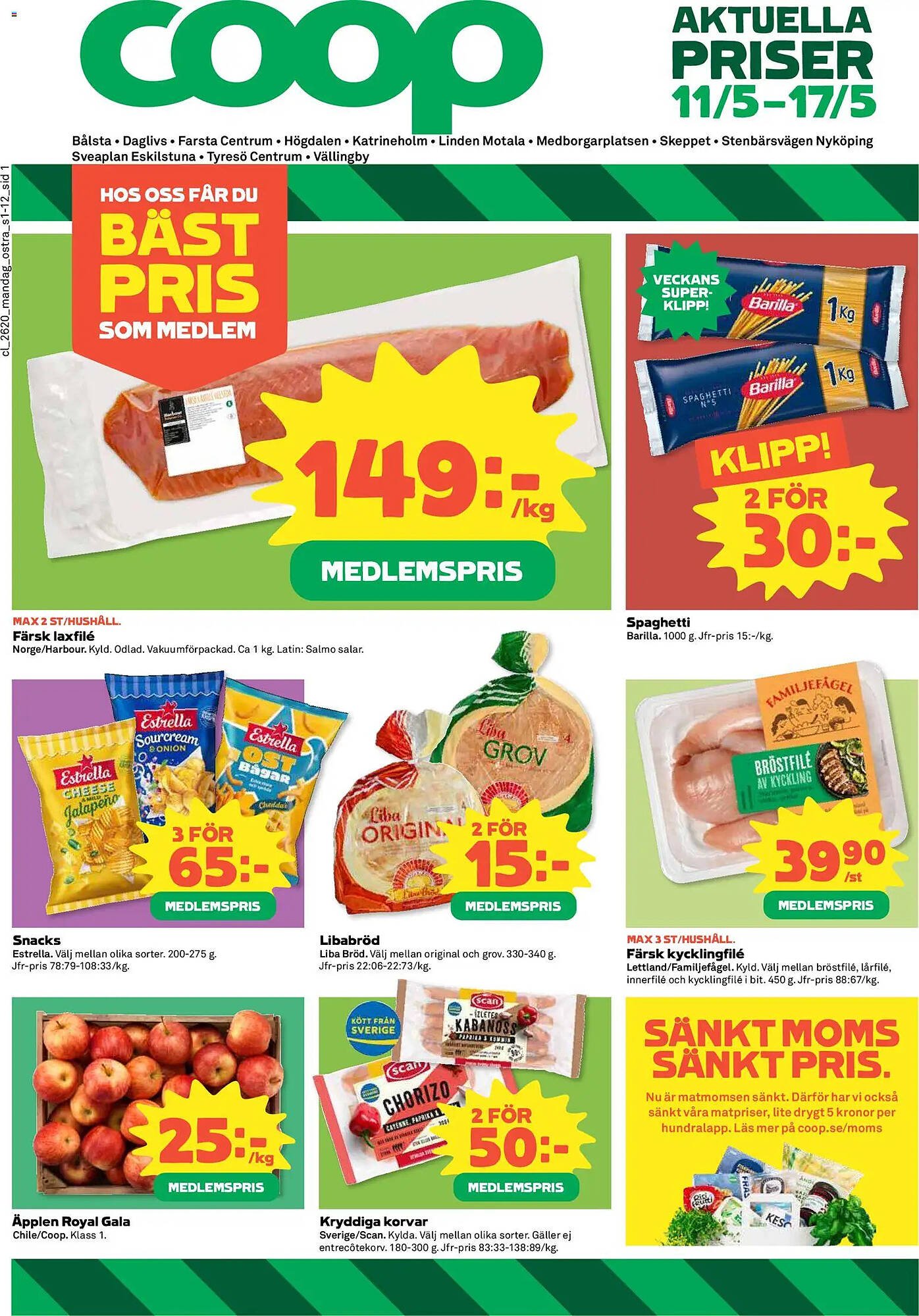 Coop Daglivs reklamblad