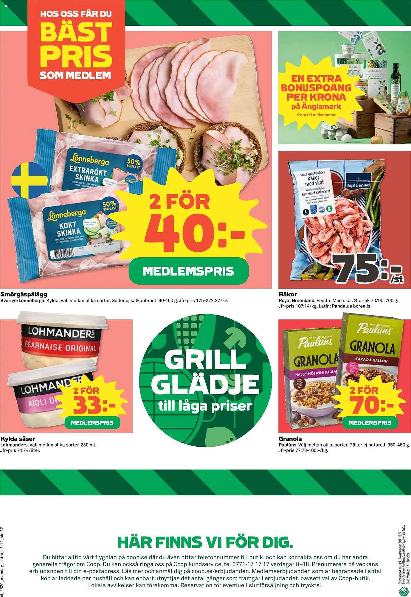 Coop Daglivs reklamblad